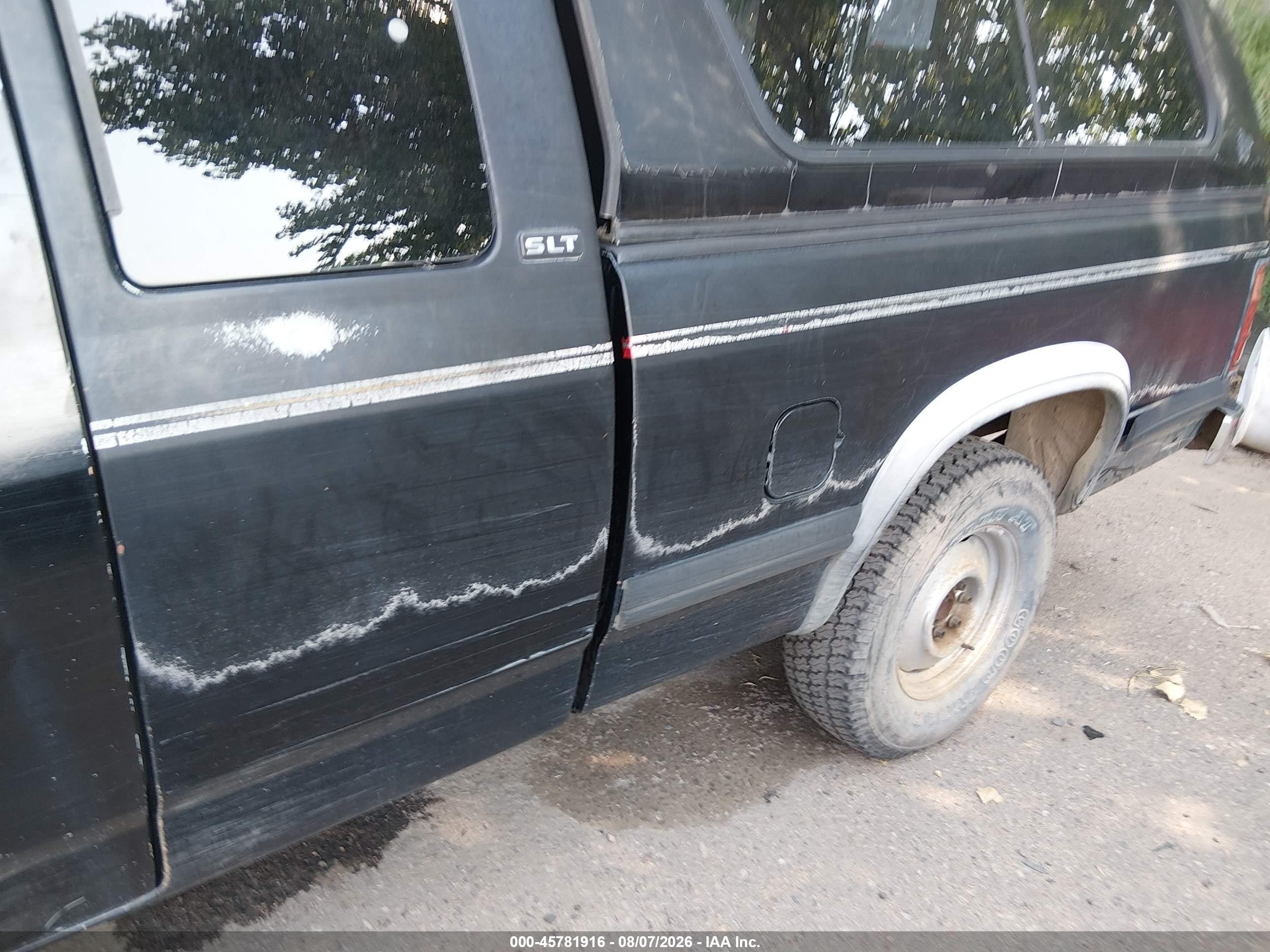 1995 Dodge Dakota Black vin: 1B7GG23Y3SS164924