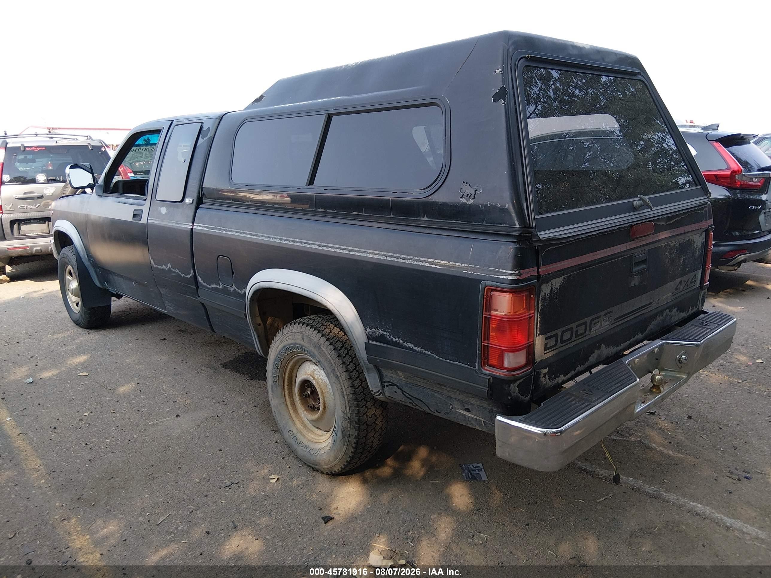 1995 Dodge Dakota Black vin: 1B7GG23Y3SS164924