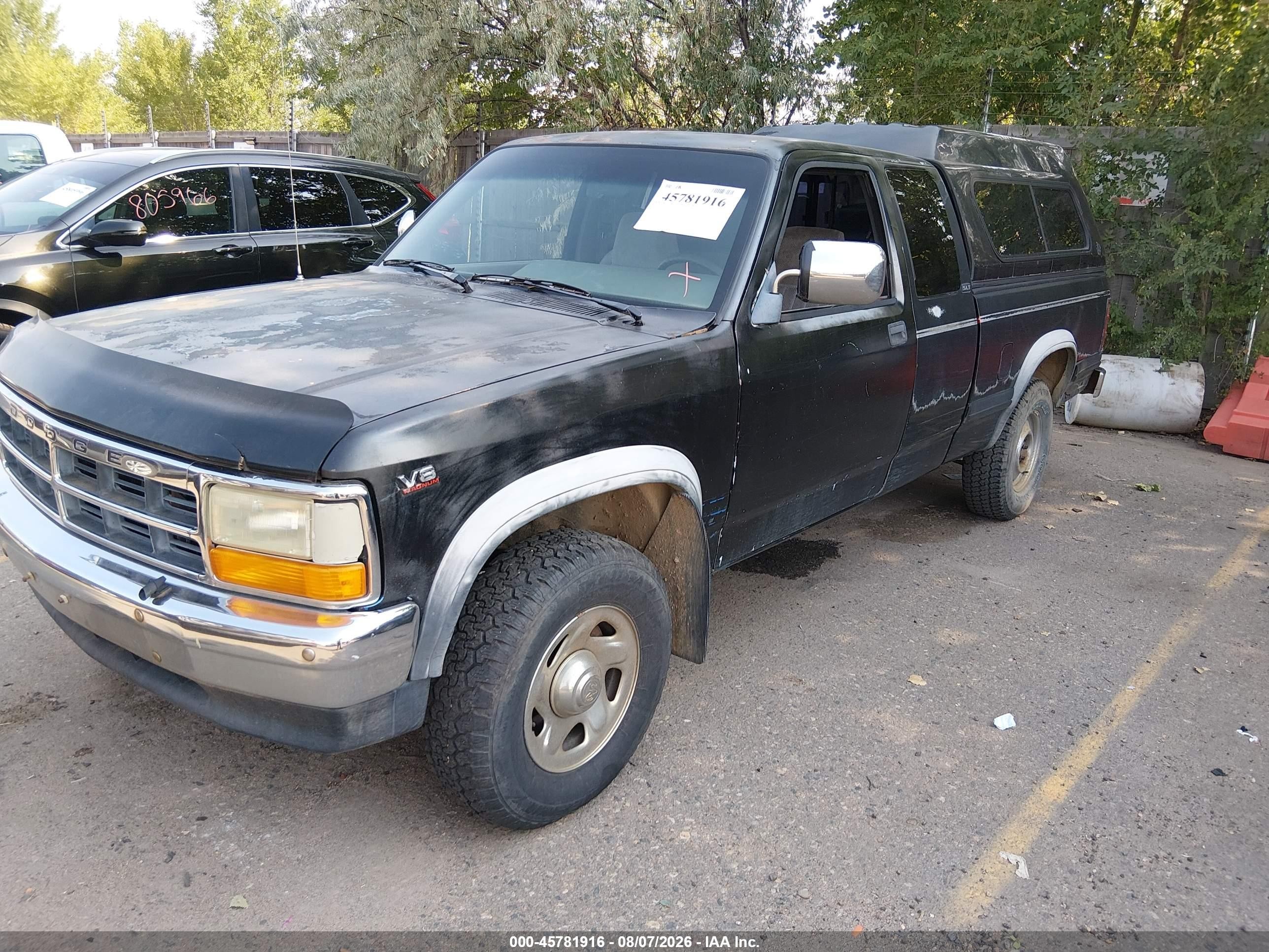 1995 Dodge Dakota Black vin: 1B7GG23Y3SS164924