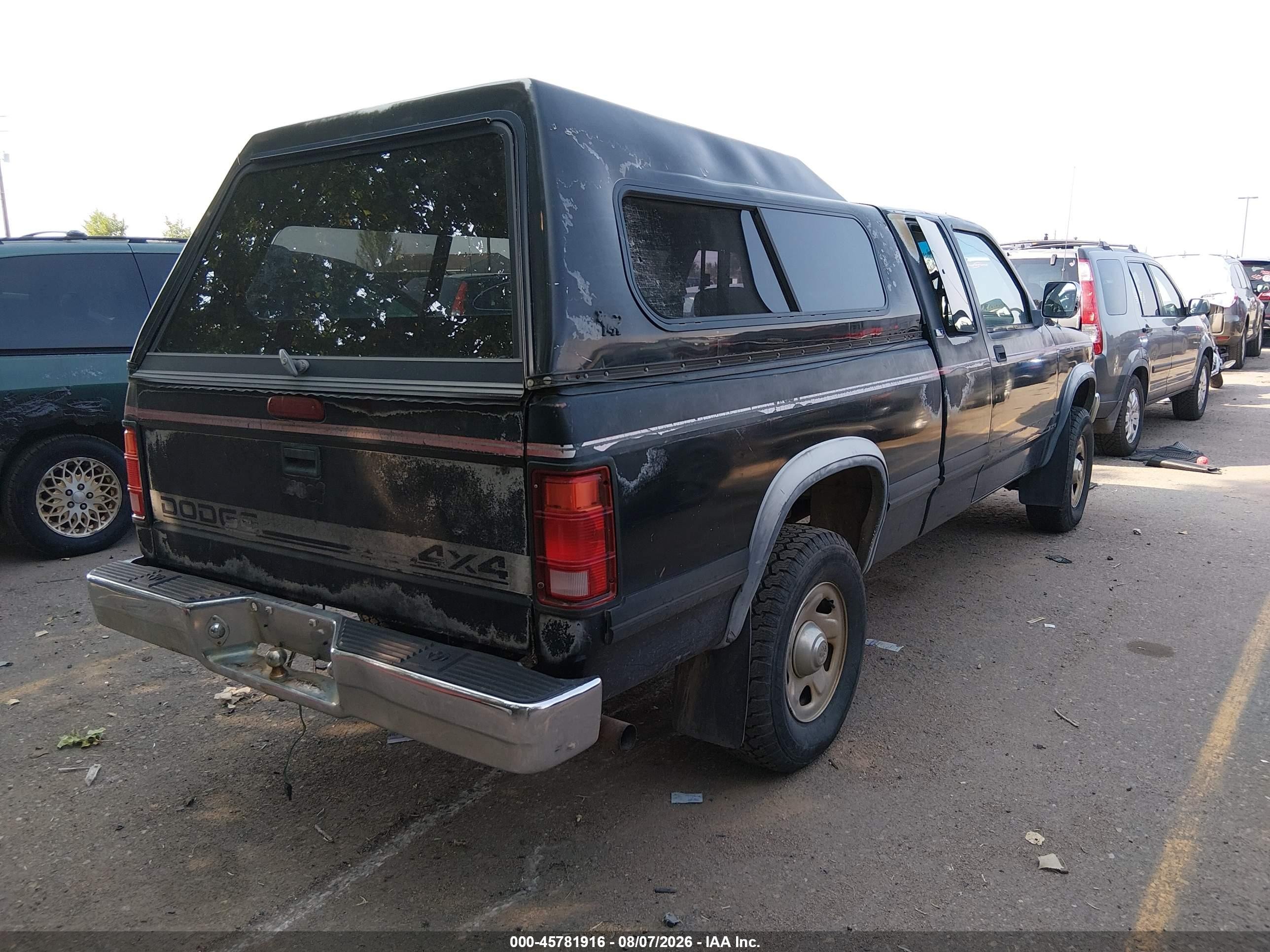 1995 Dodge Dakota Black vin: 1B7GG23Y3SS164924