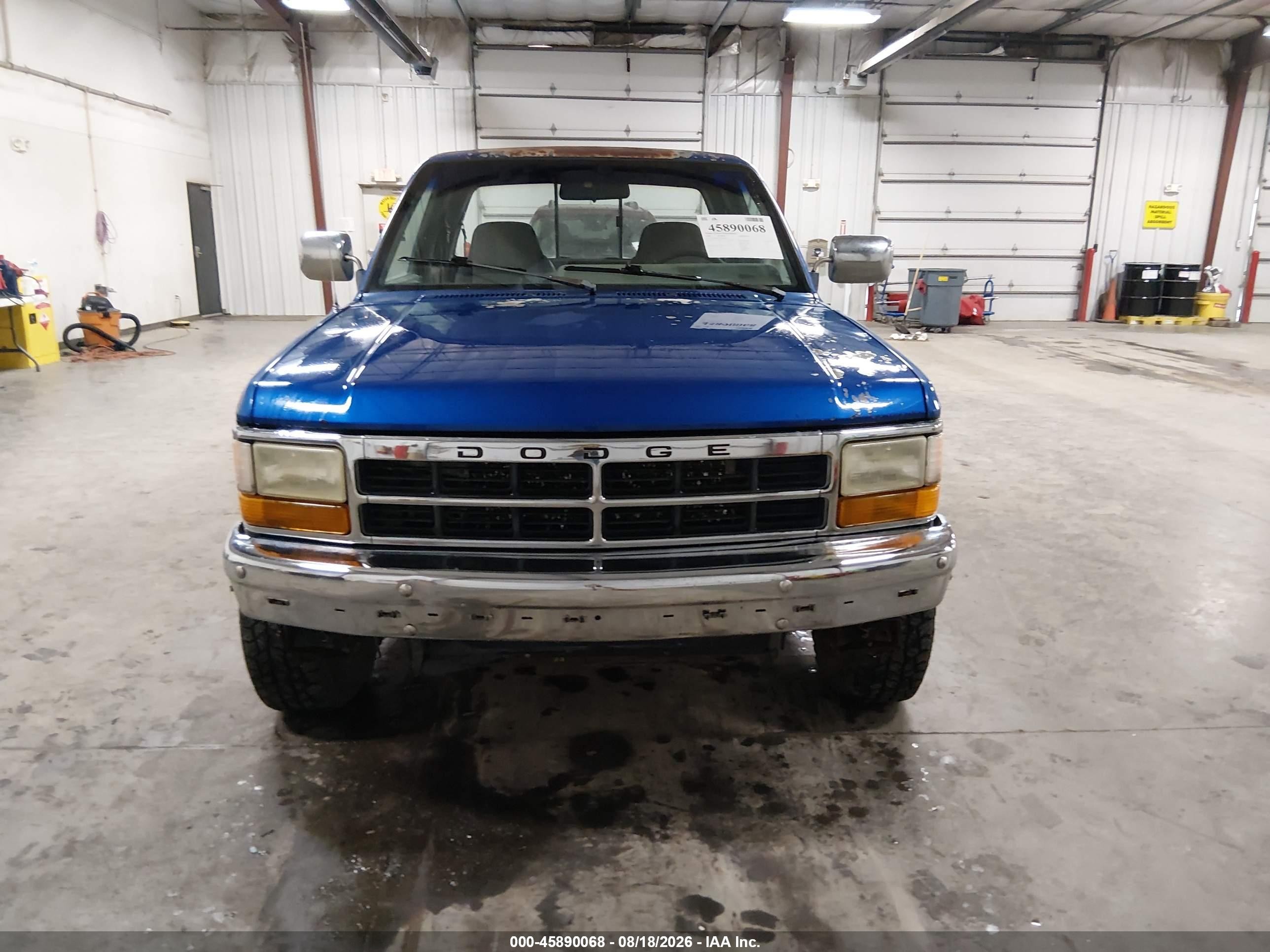1996 Dodge Dakota   Blue vin: 1B7GG23Y5TS679084