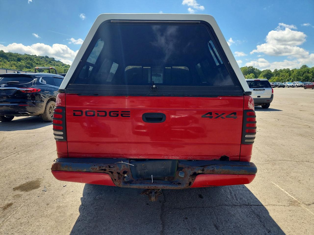 1997 Dodge Dakota Red vin: 1B7GG23Y5VS253267