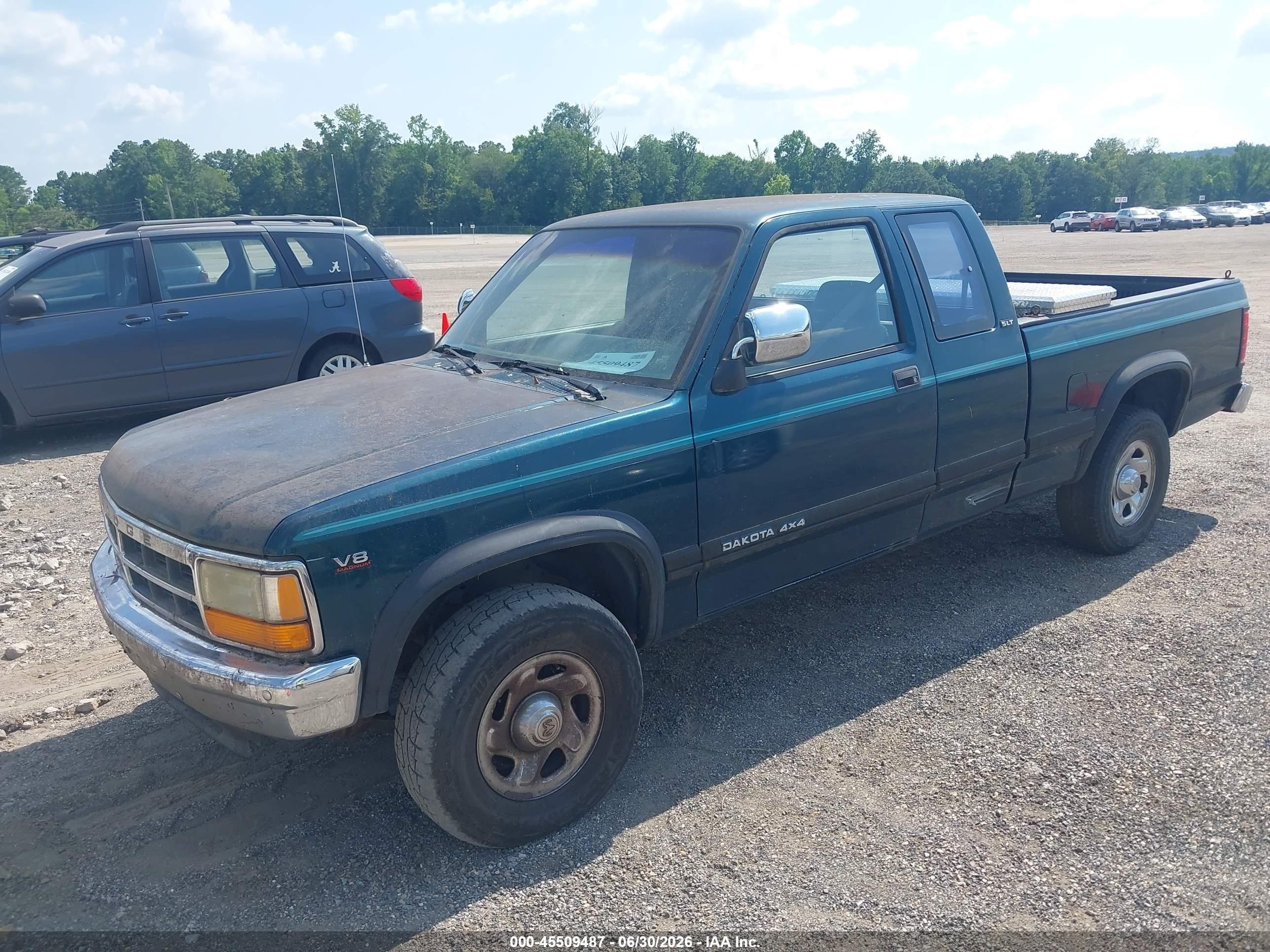1994 Dodge Dakota   Green vin: 1B7GG23Y7RS595261