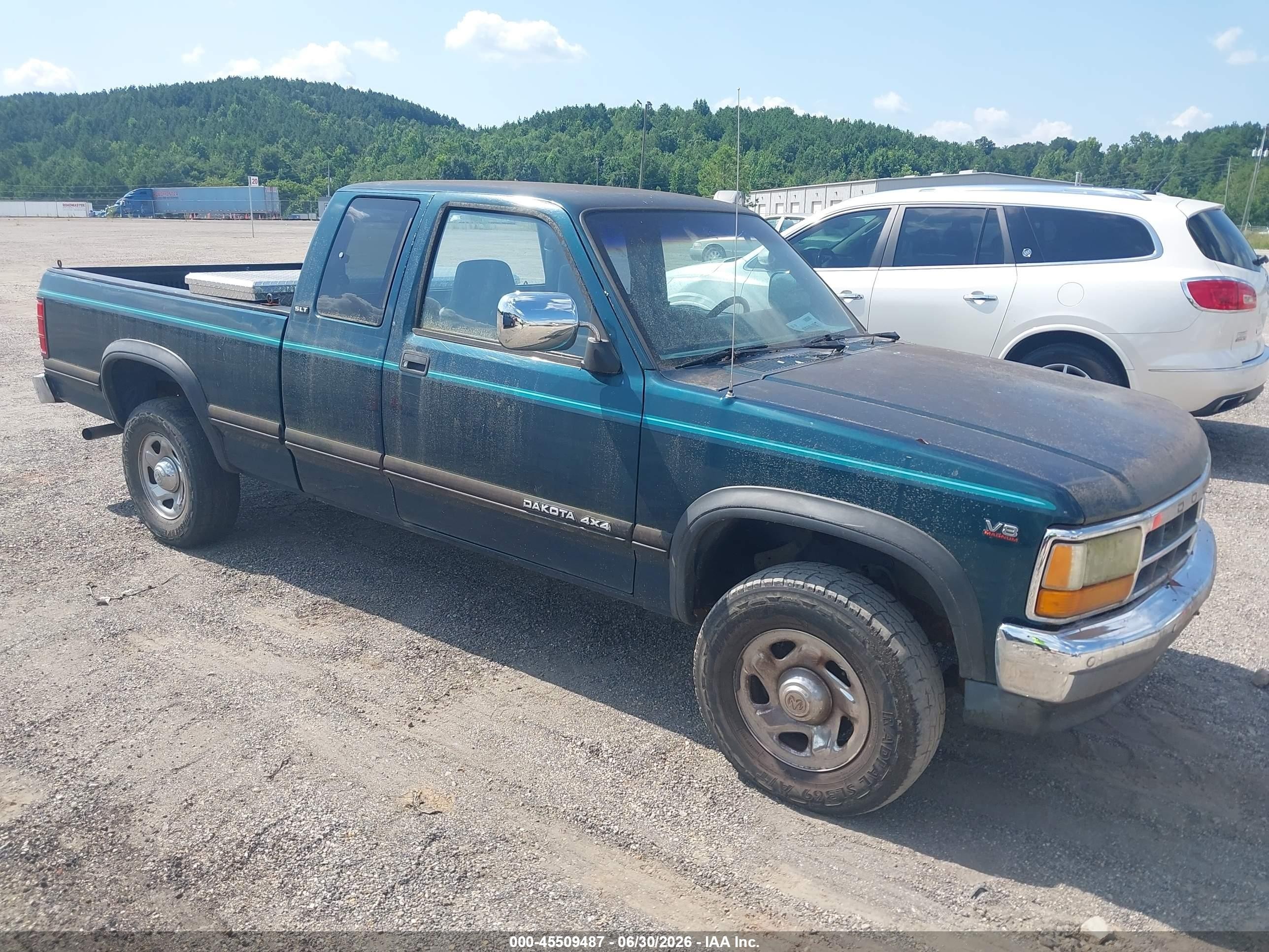 1994 Dodge Dakota   Green vin: 1B7GG23Y7RS595261