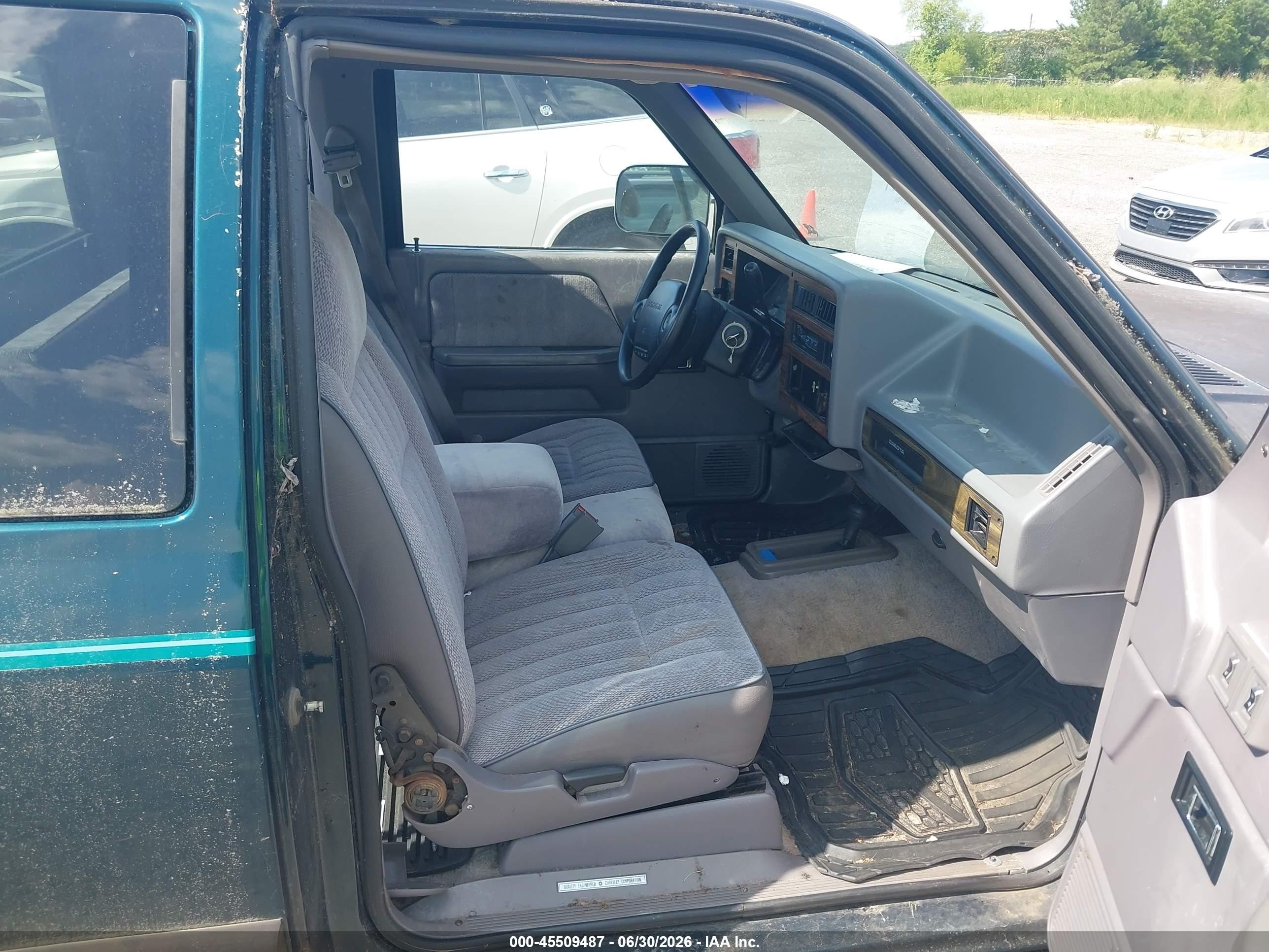 1994 Dodge Dakota   Green vin: 1B7GG23Y7RS595261