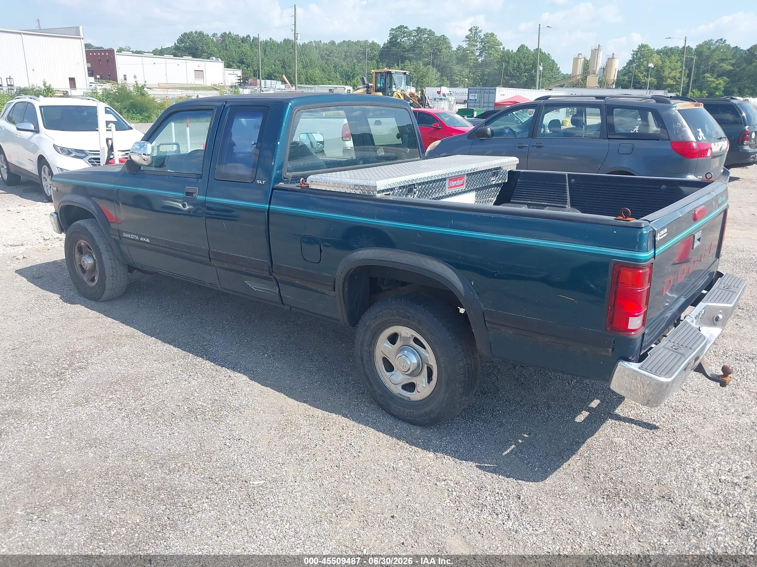 1994 Dodge Dakota   Green vin: 1B7GG23Y7RS595261