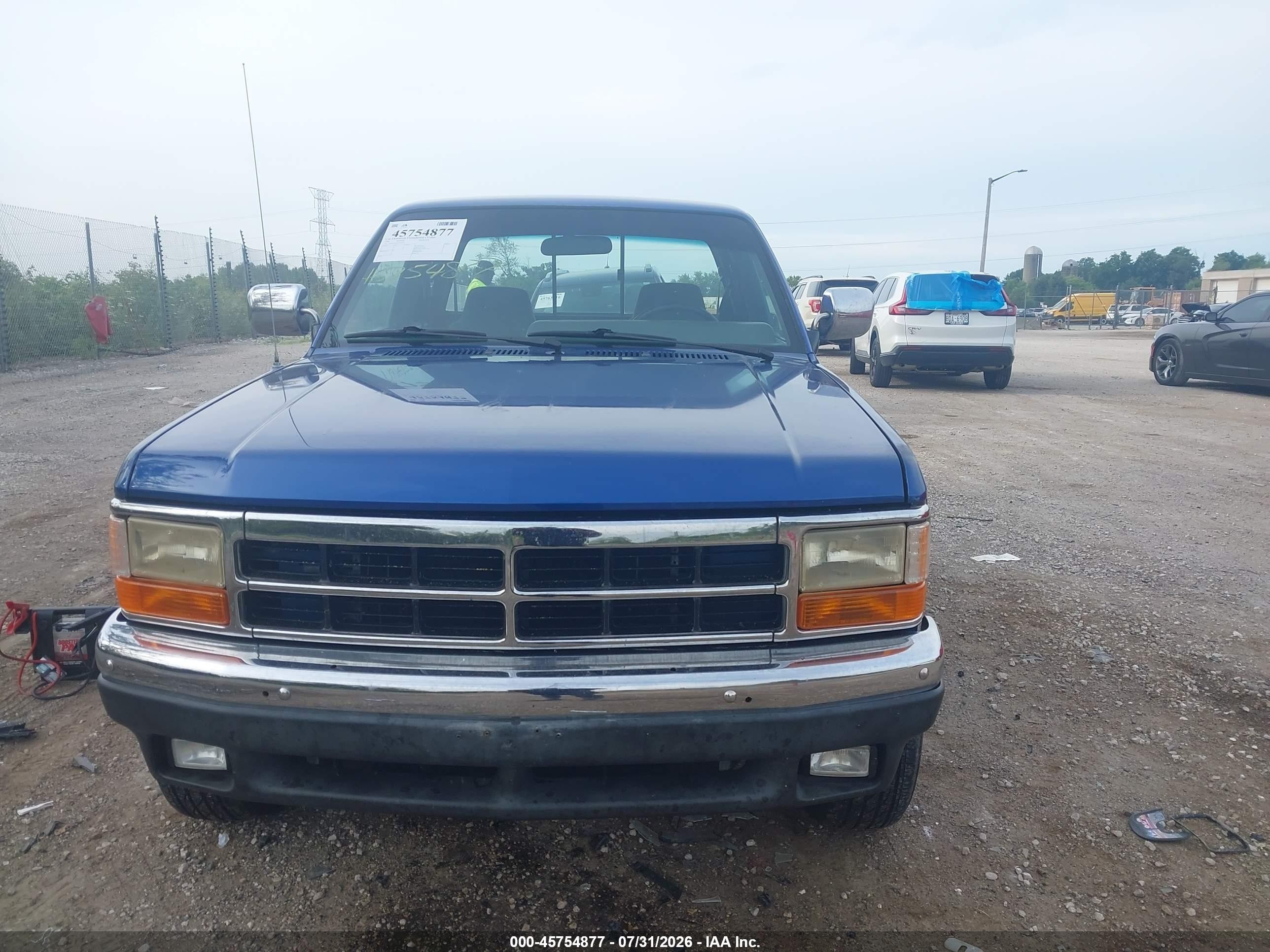 1996 Dodge Dakota   Blue vin: 1B7GG23Y7TS560372