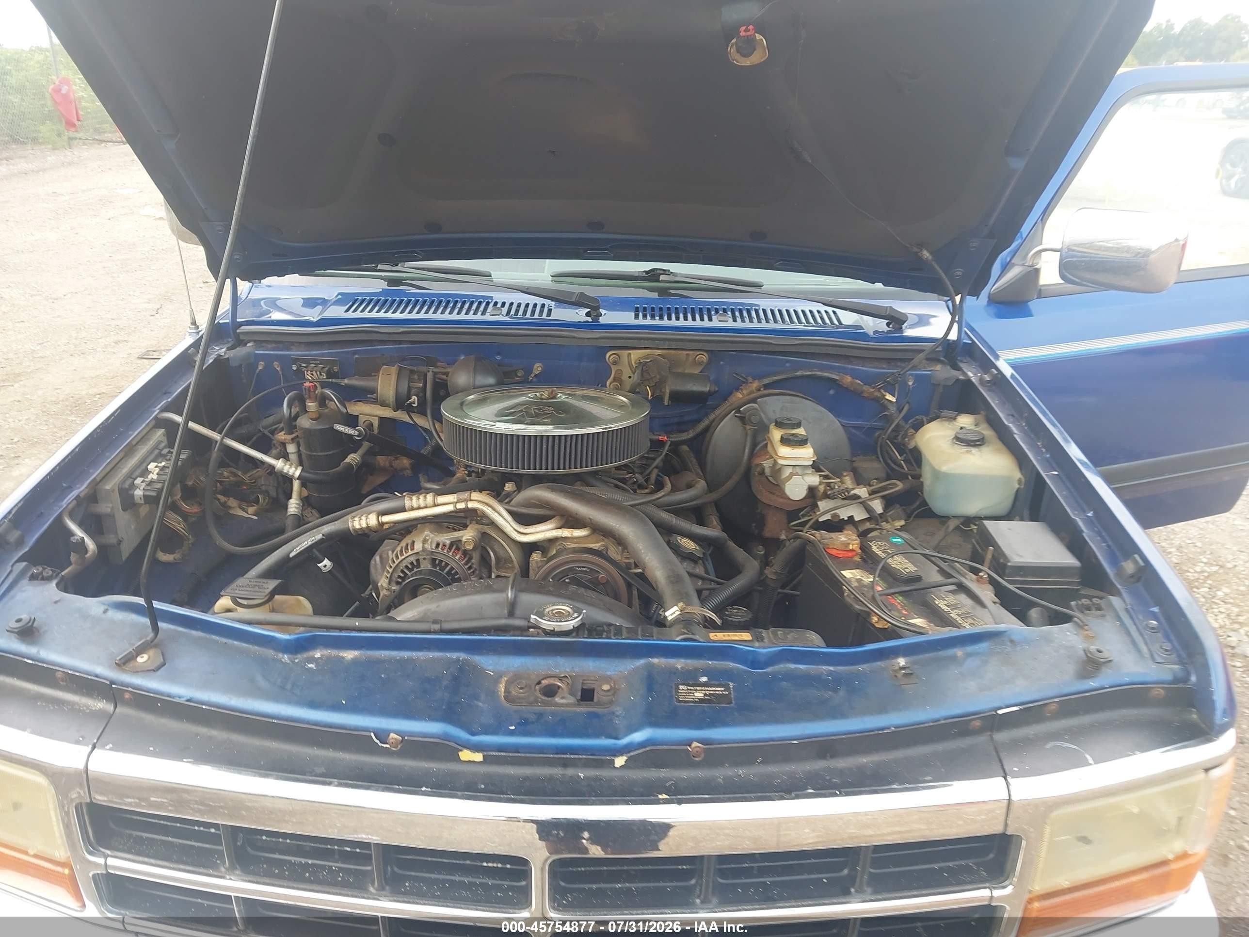 1996 Dodge Dakota   Blue vin: 1B7GG23Y7TS560372