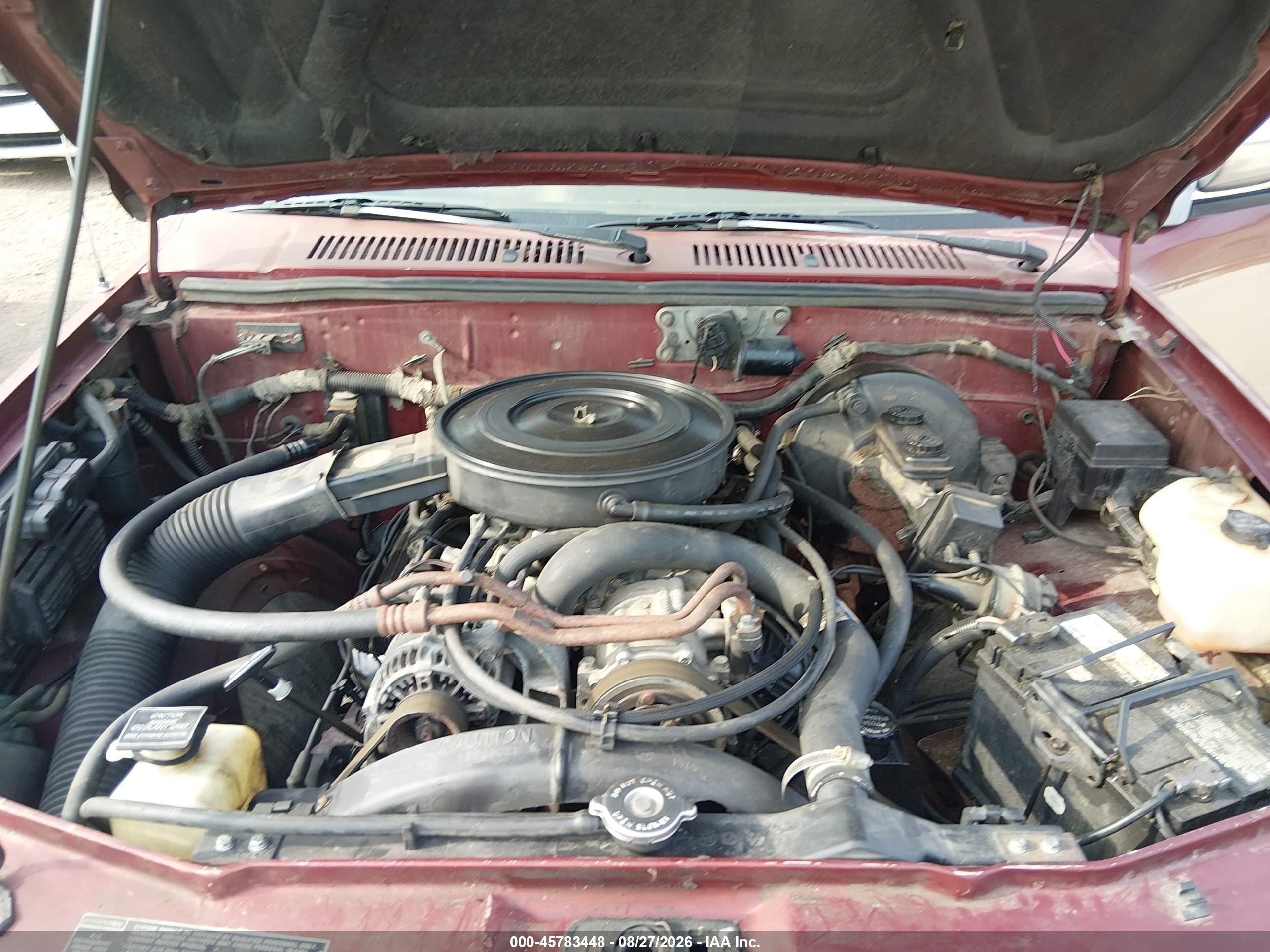 1992 Dodge Dakota   Red vin: 1B7GG23Y8NS567950