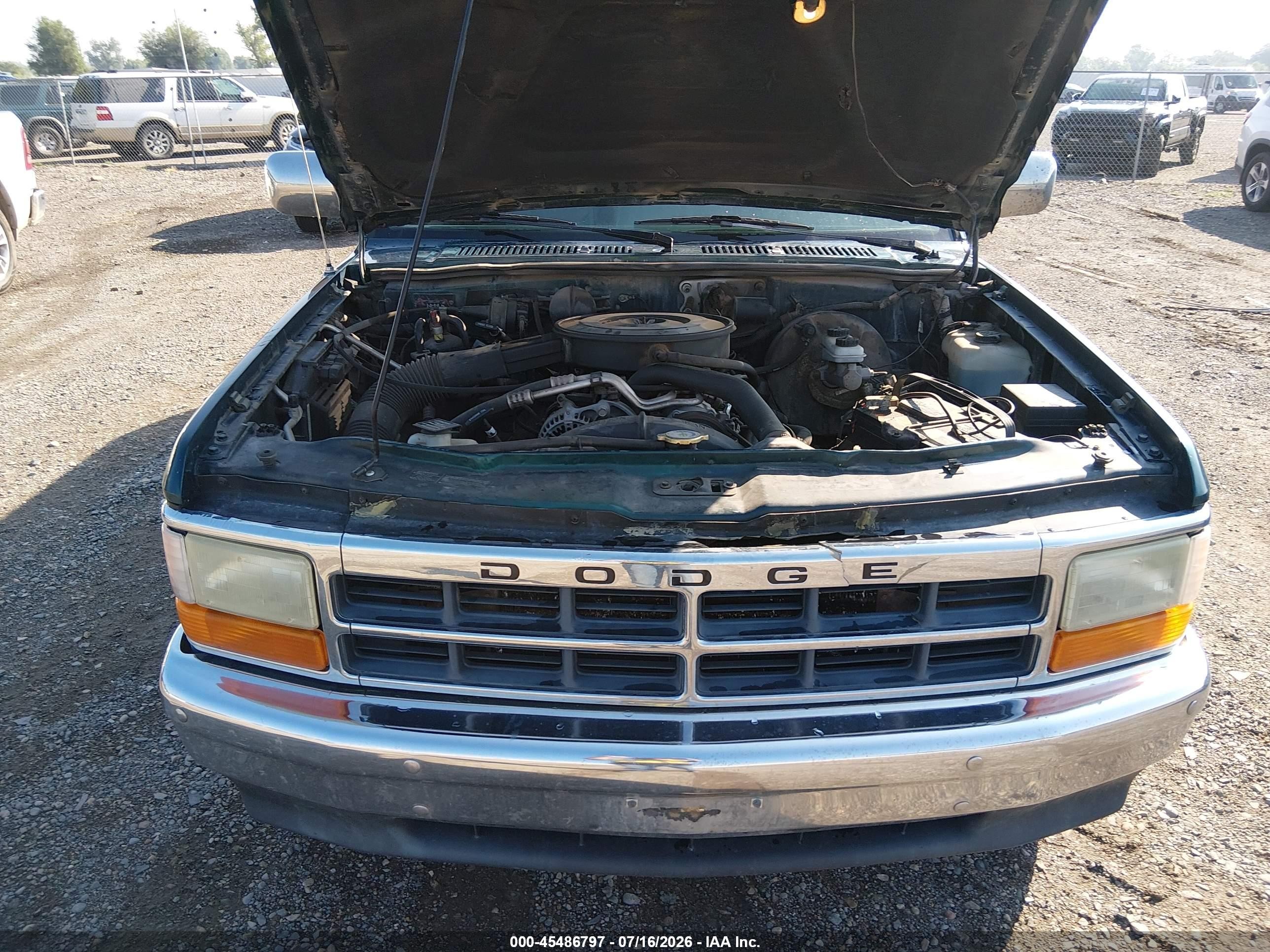 1995 Dodge Dakota   Green vin: 1B7GG23YXSS276670