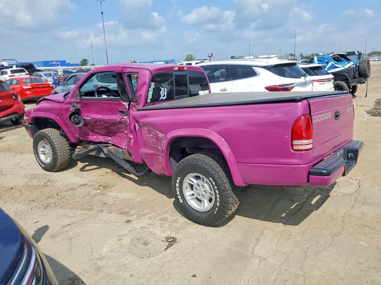 1997 Dodge Dakota Purple vin: 1B7GG23YXVS195821