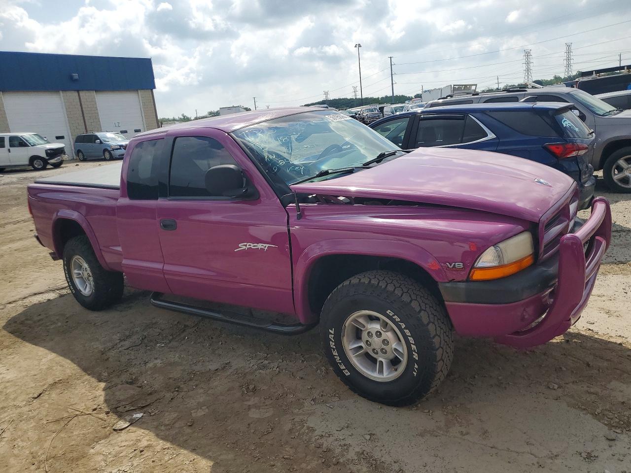1997 Dodge Dakota Purple vin: 1B7GG23YXVS195821