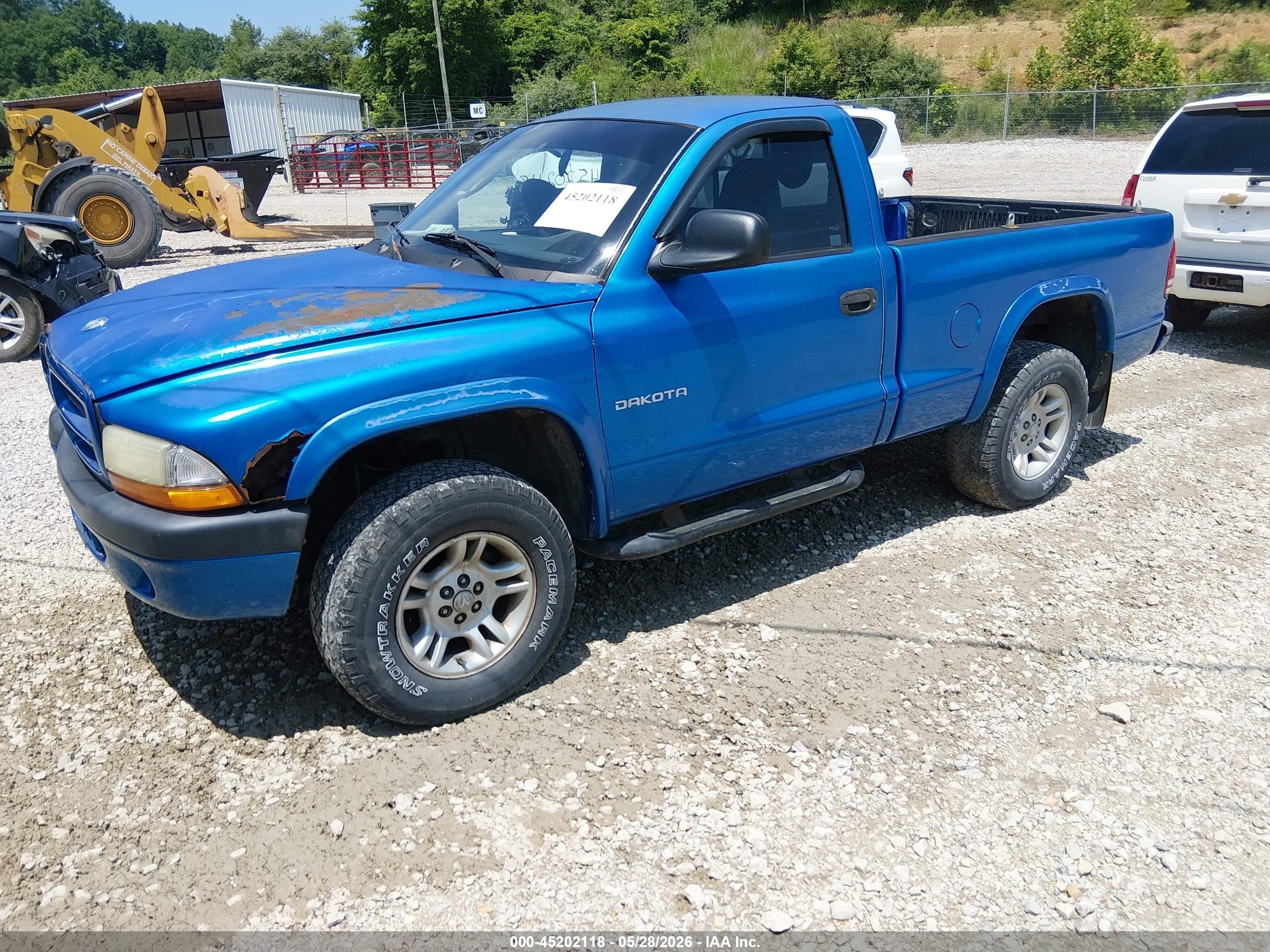 2001 Dodge Dakota Slt/sport Blue vin: 1B7GG26N71S275704