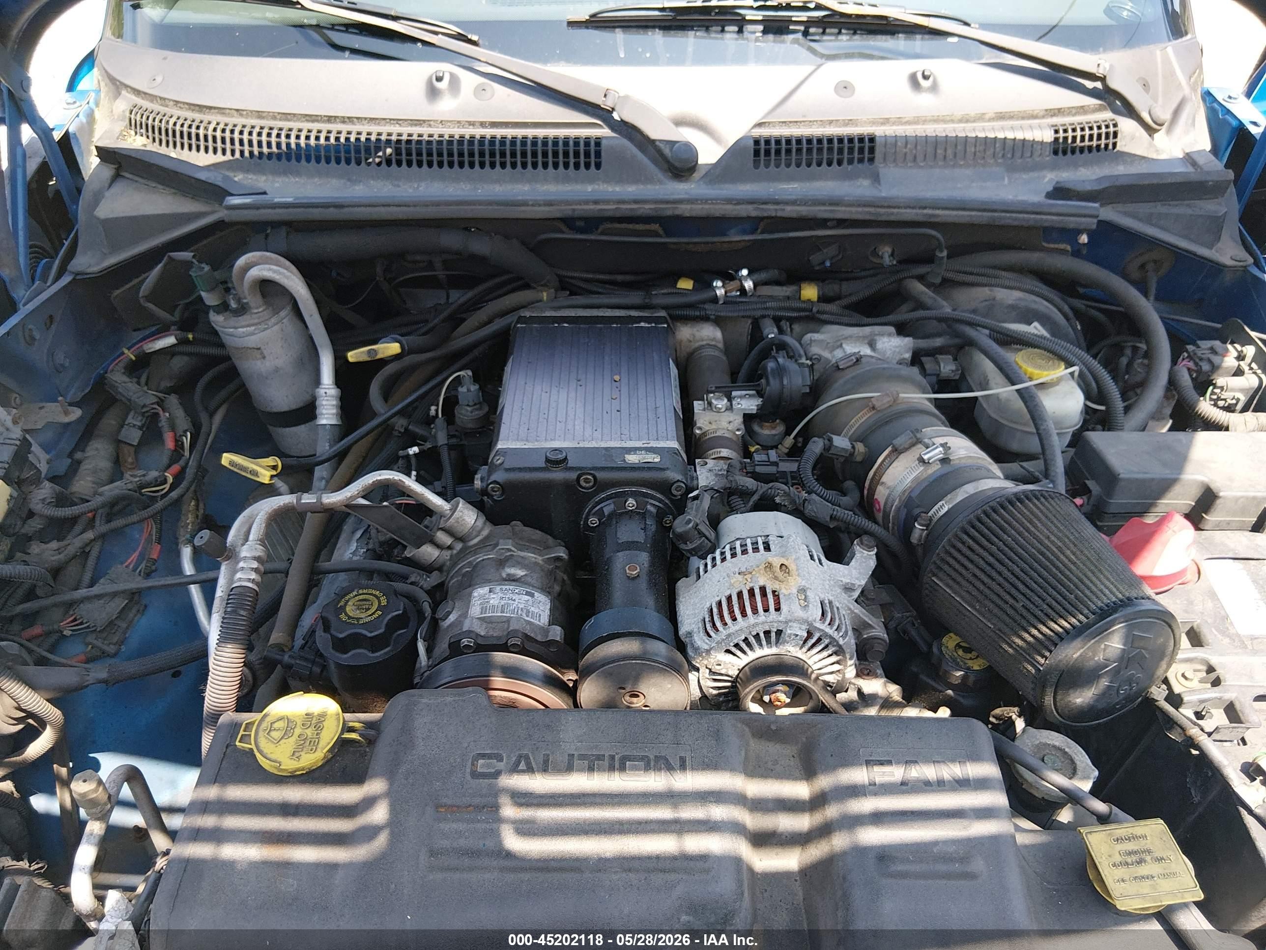 2001 Dodge Dakota Slt/sport Blue vin: 1B7GG26N71S275704