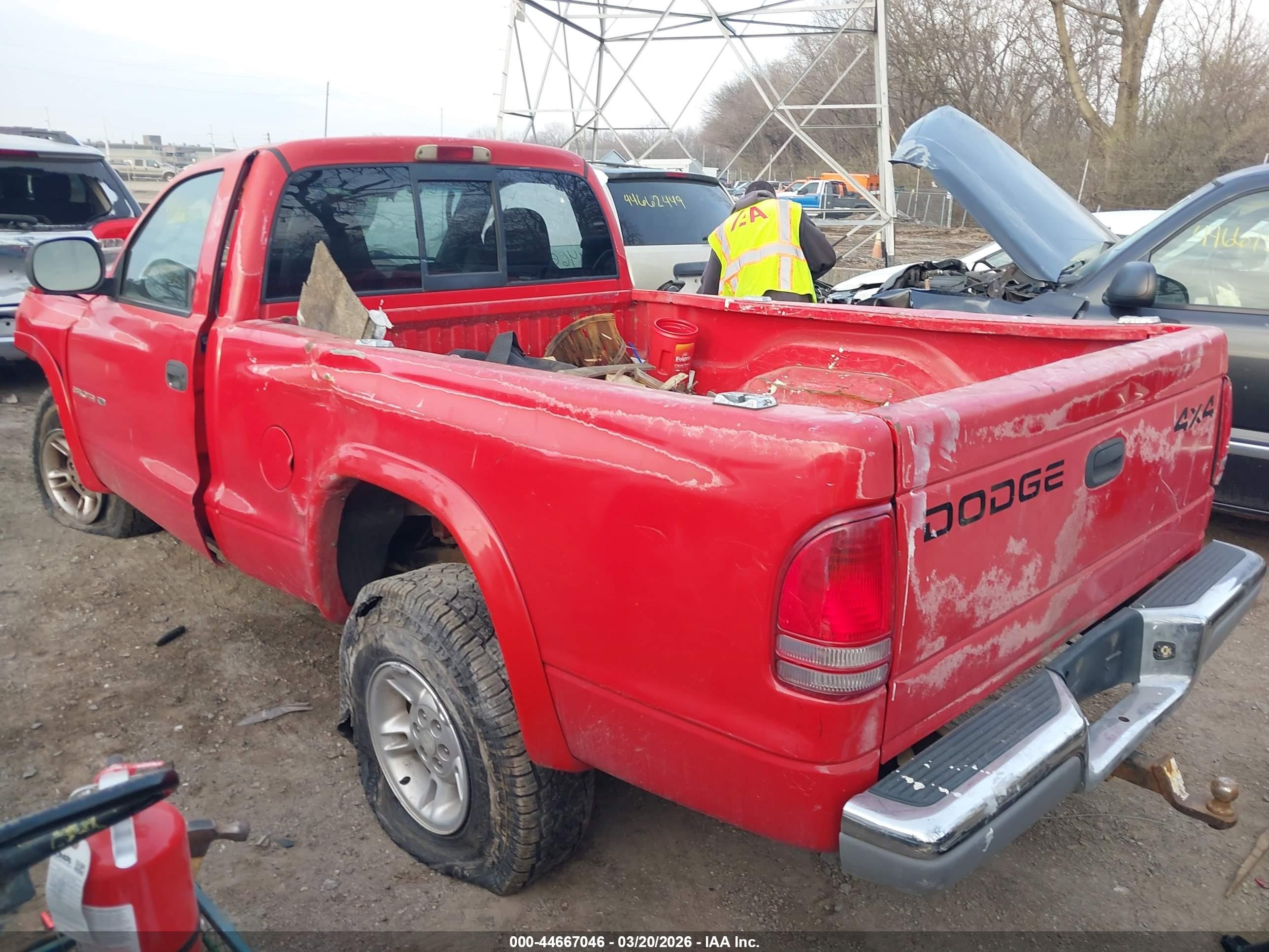 2000 Dodge Dakota Slt/sport Red vin: 1B7GG26N7YS795959