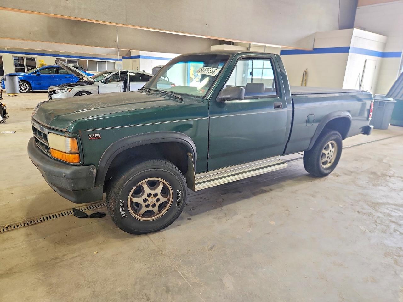 1996 Dodge Dakota Green vin: 1B7GG26X2TS630749