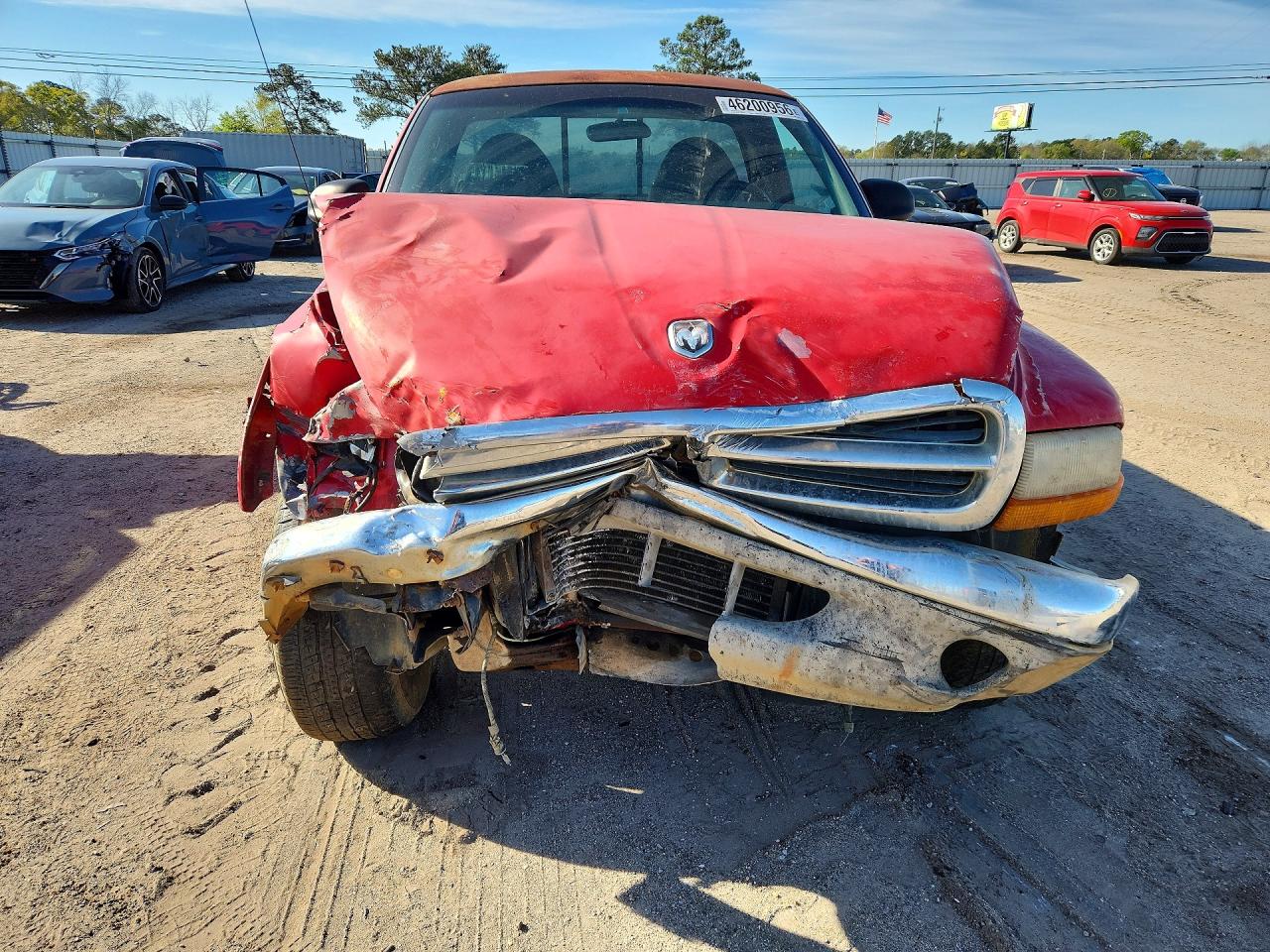 1999 Dodge Dakota Red vin: 1B7GG26X2XS264510