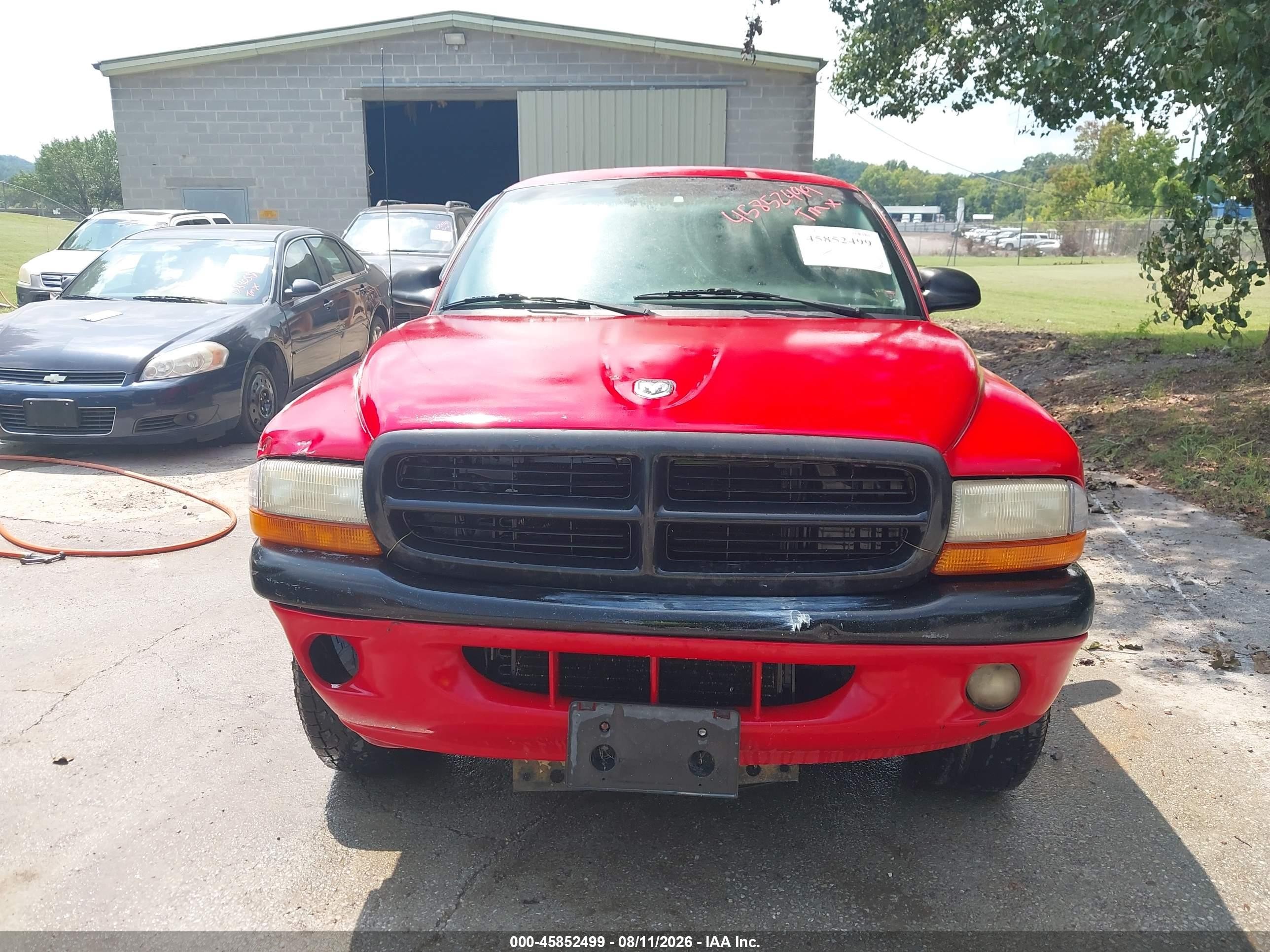 1998 Dodge Dakota Slt/sport Red vin: 1B7GG26X6WS680185