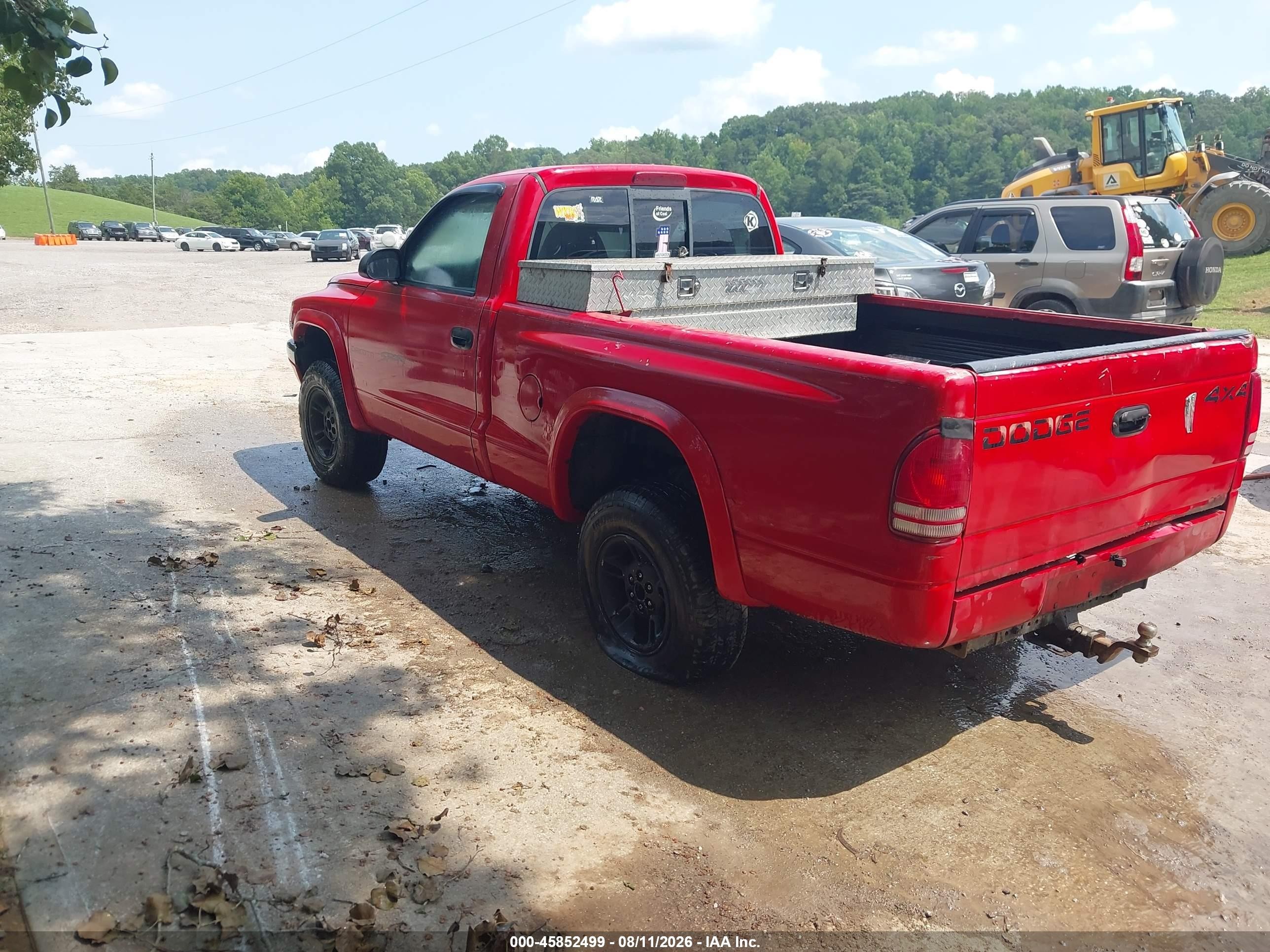 1998 Dodge Dakota Slt/sport Red vin: 1B7GG26X6WS680185