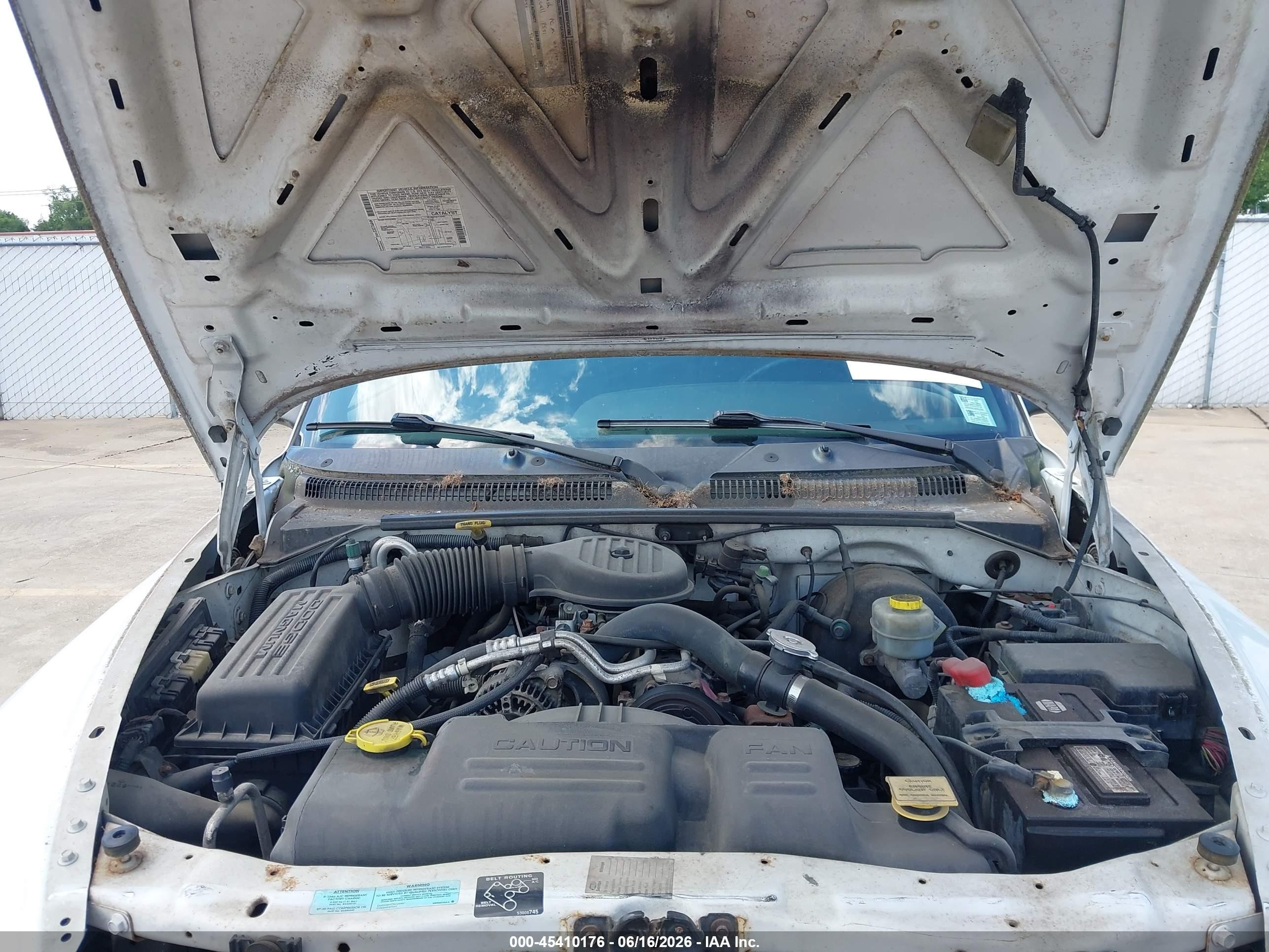 2000 Dodge Dakota Slt/sport White vin: 1B7GG26XXYS560375