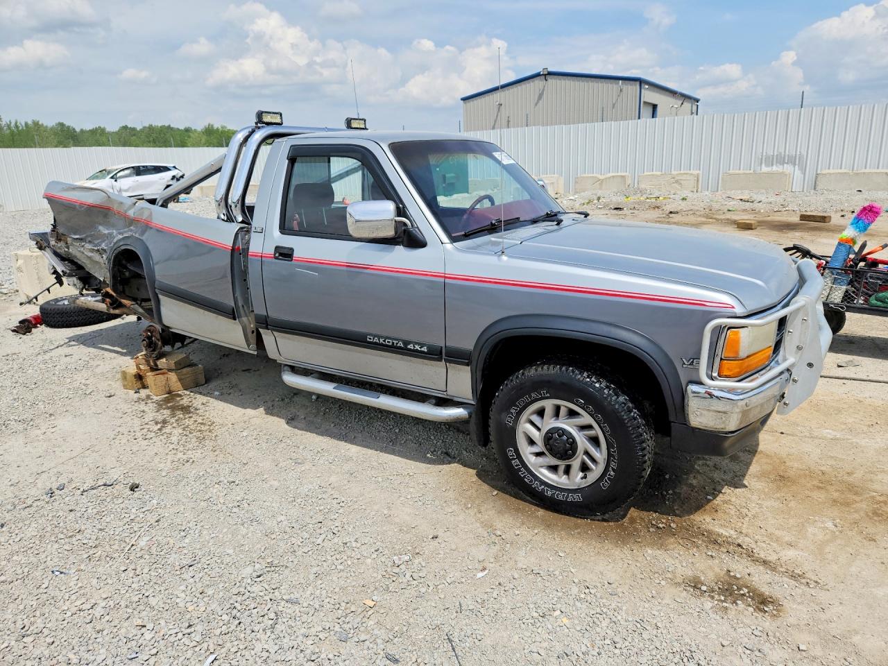 1992 Dodge Dakota Silver vin: 1B7GG26Y2NS662676