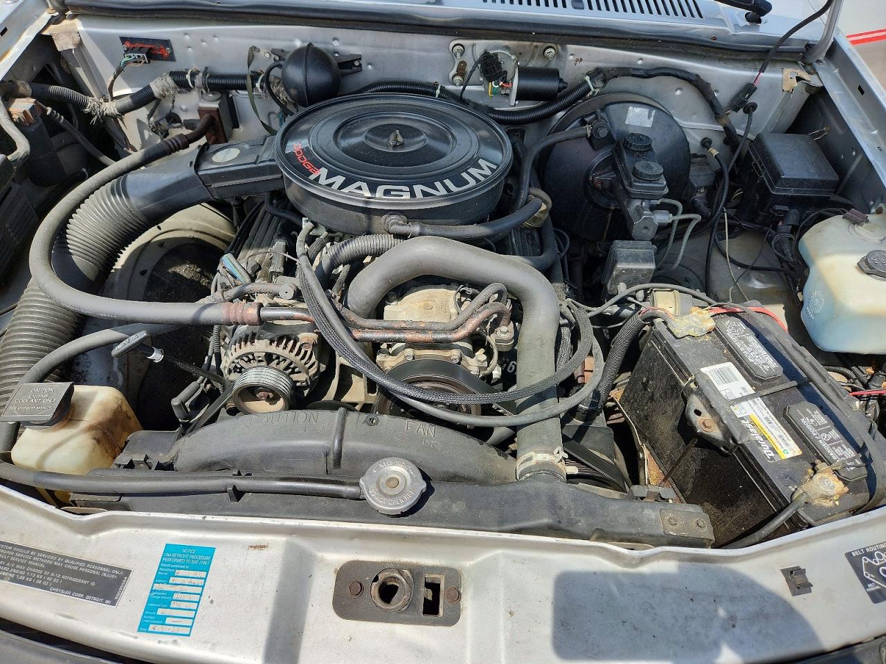 1992 Dodge Dakota Silver vin: 1B7GG26Y2NS662676
