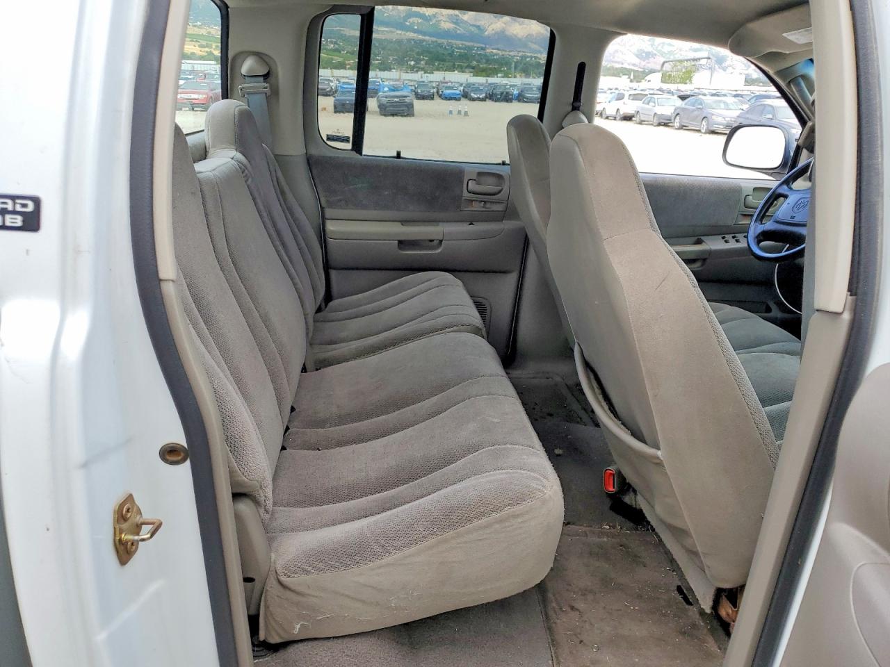 2001 Dodge Dakota Quad White vin: 1B7GG2AN31S206452