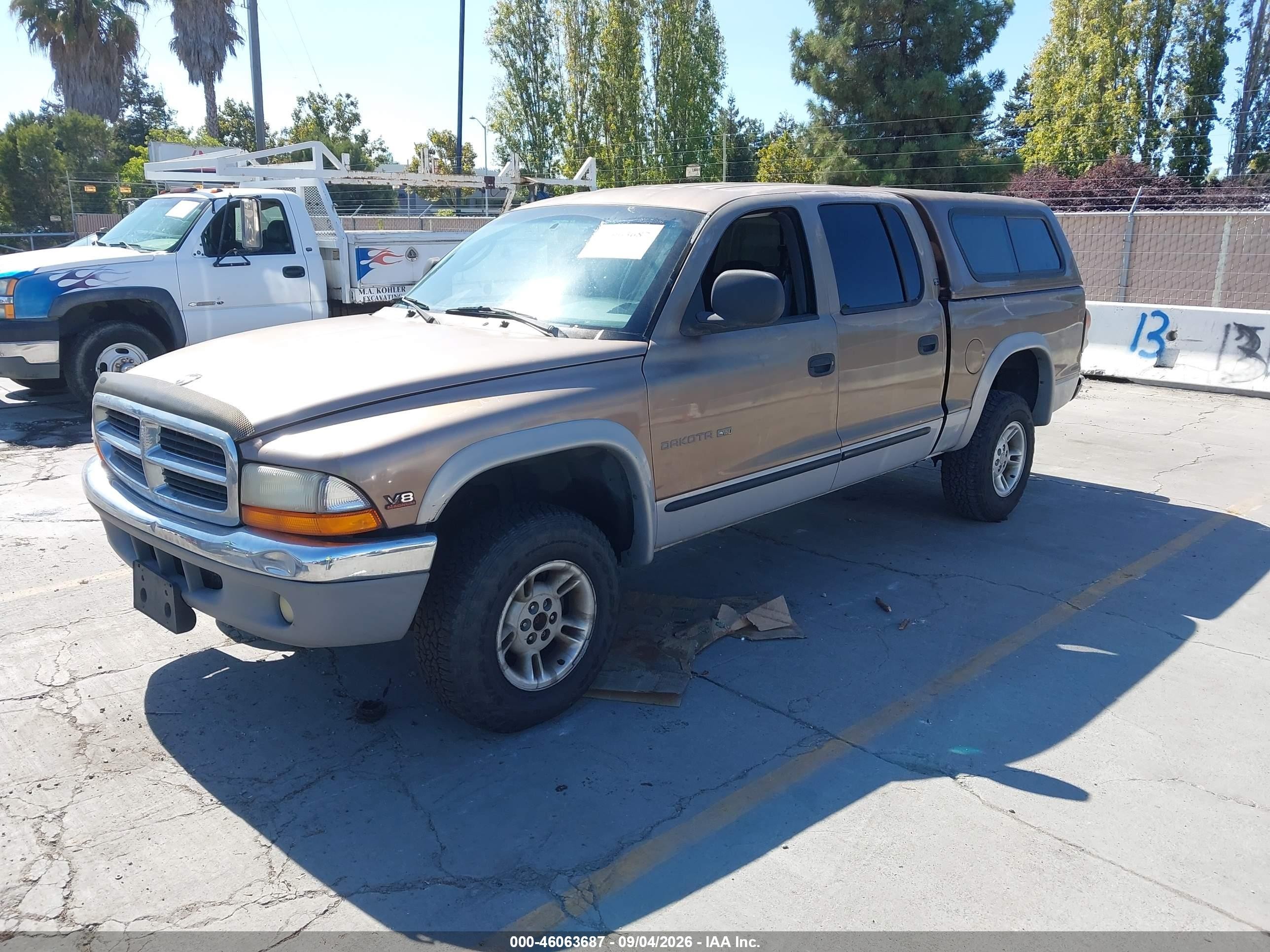 2000 Dodge Dakota Slt/sport Brown vin: 1B7GG2AN4YS756768