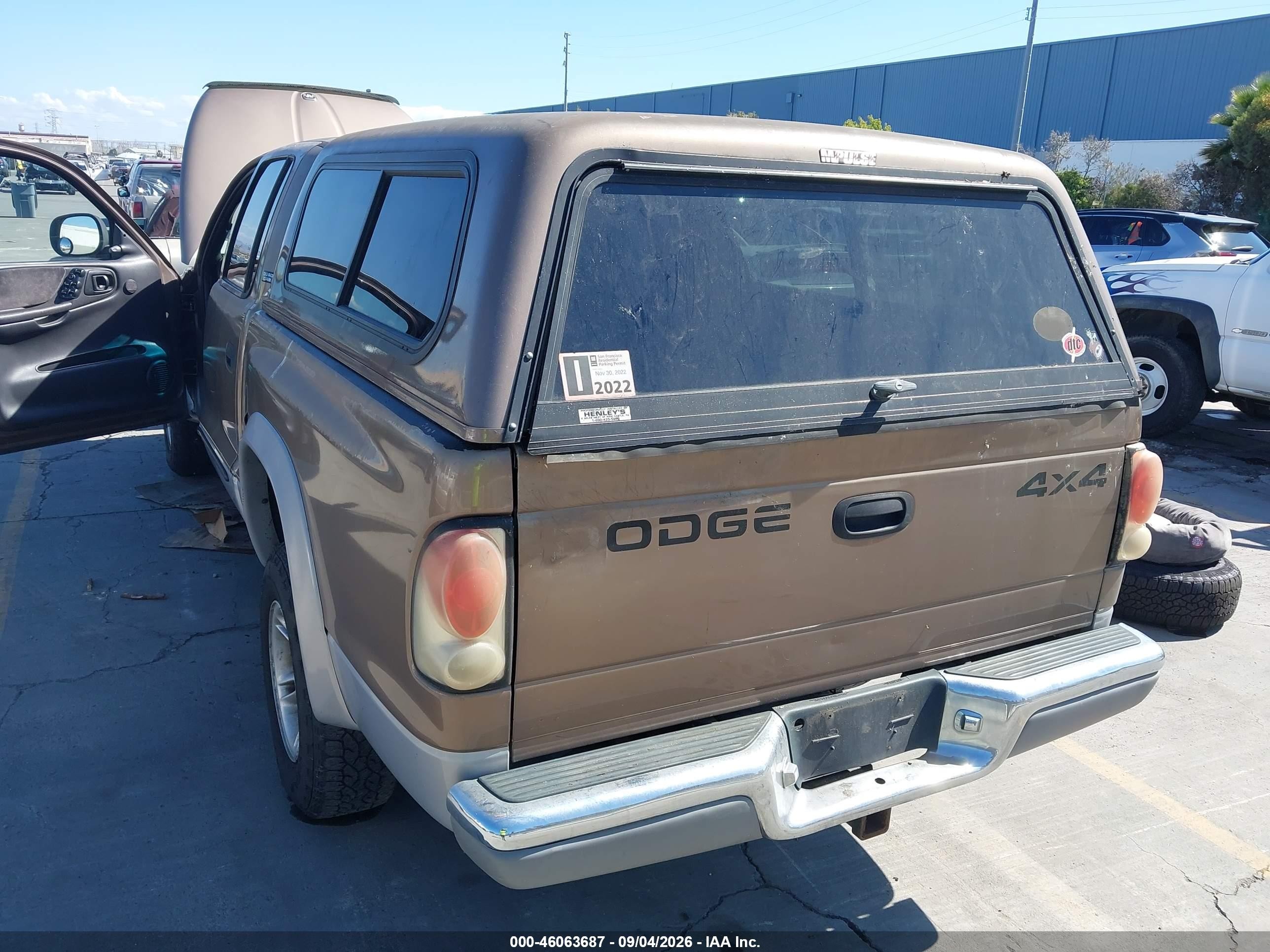 2000 Dodge Dakota Slt/sport Brown vin: 1B7GG2AN4YS756768