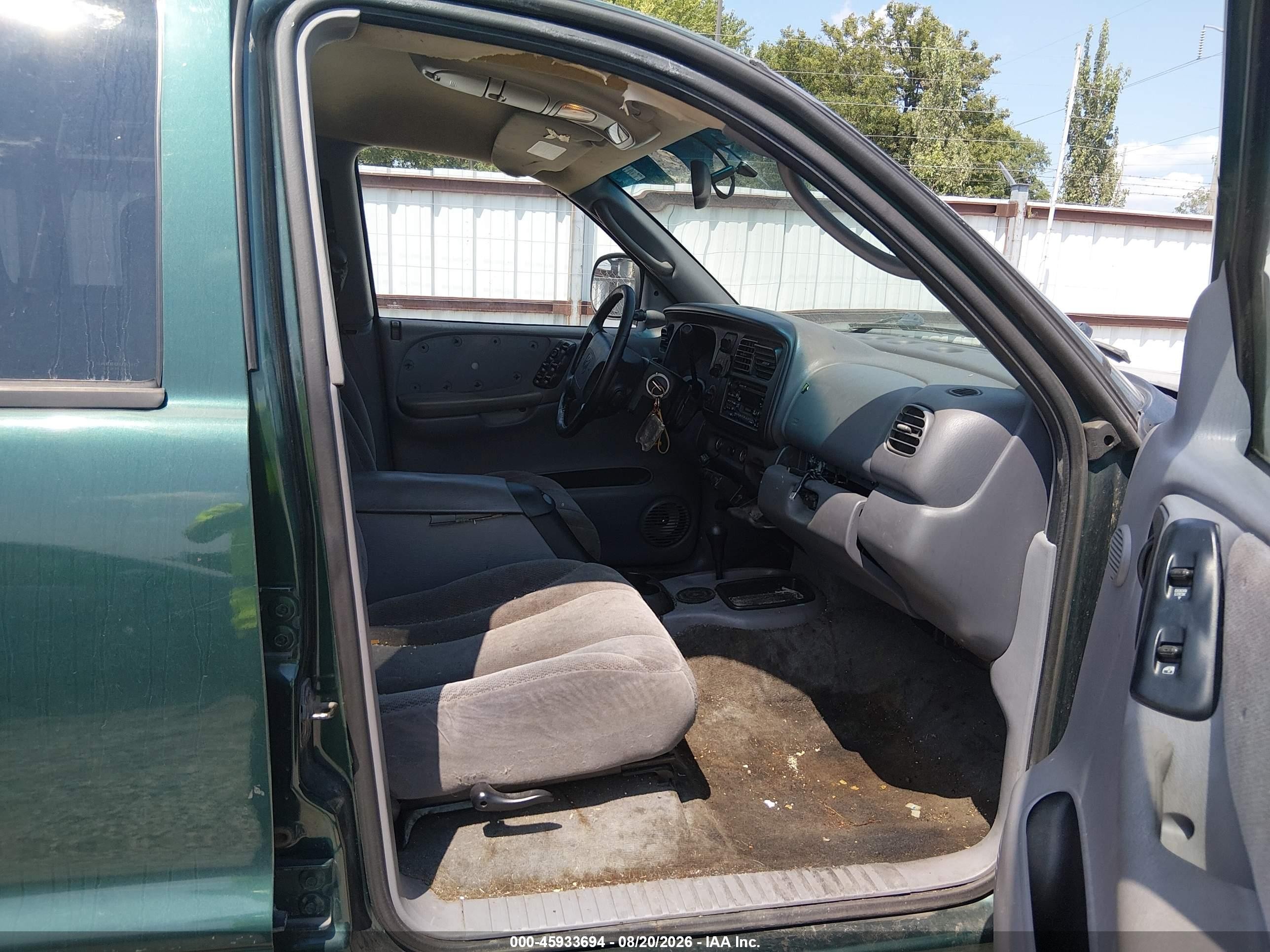 2000 Dodge Dakota Slt/sport Зеленый vin: 1B7GG2AN6YS643615