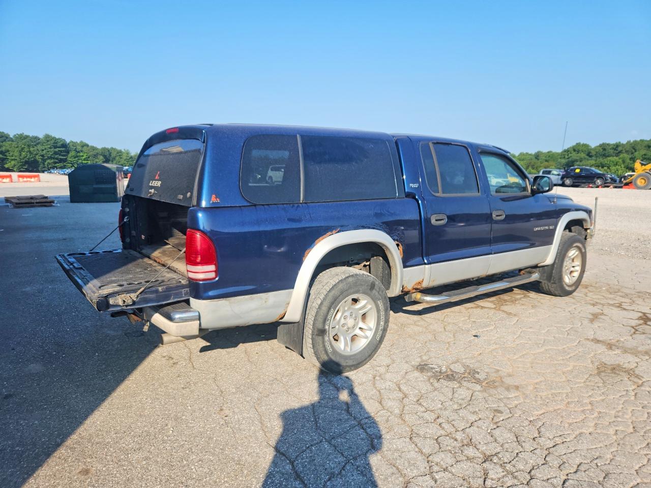 2001 Dodge Dakota Quad Blue vin: 1B7GG2AN91S143275