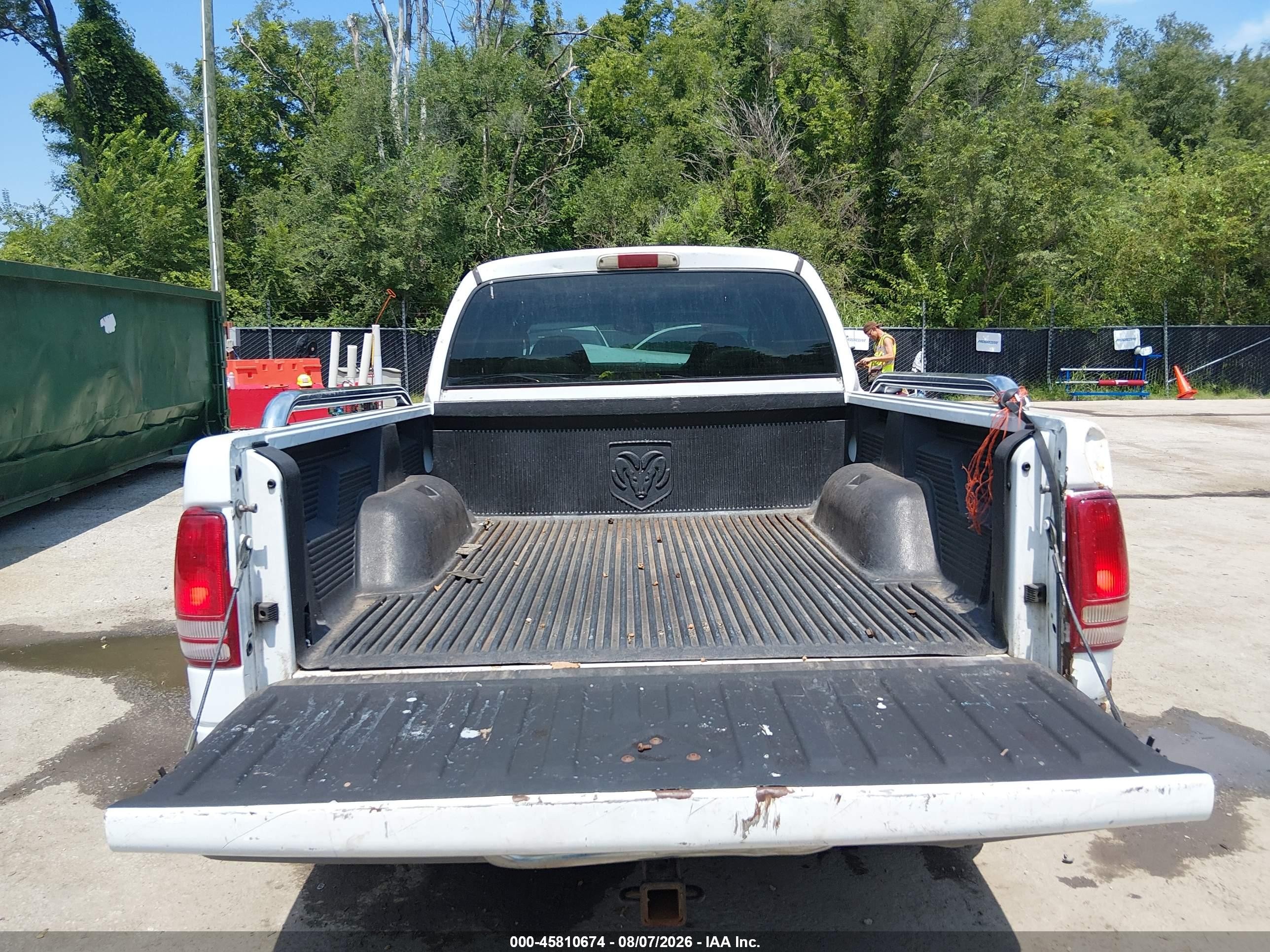 2001 Dodge Dakota Slt/sport Белый vin: 1B7GG2AN91S201935