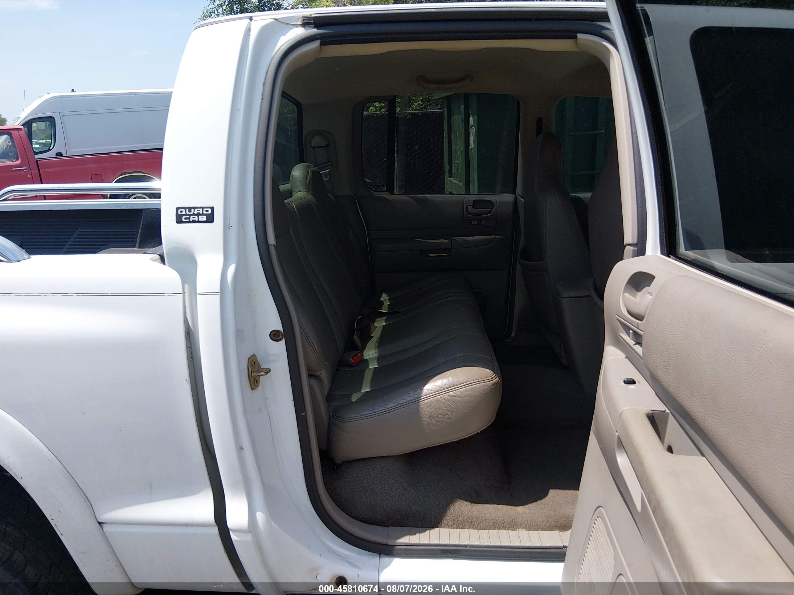 2001 Dodge Dakota Slt/sport Белый vin: 1B7GG2AN91S201935