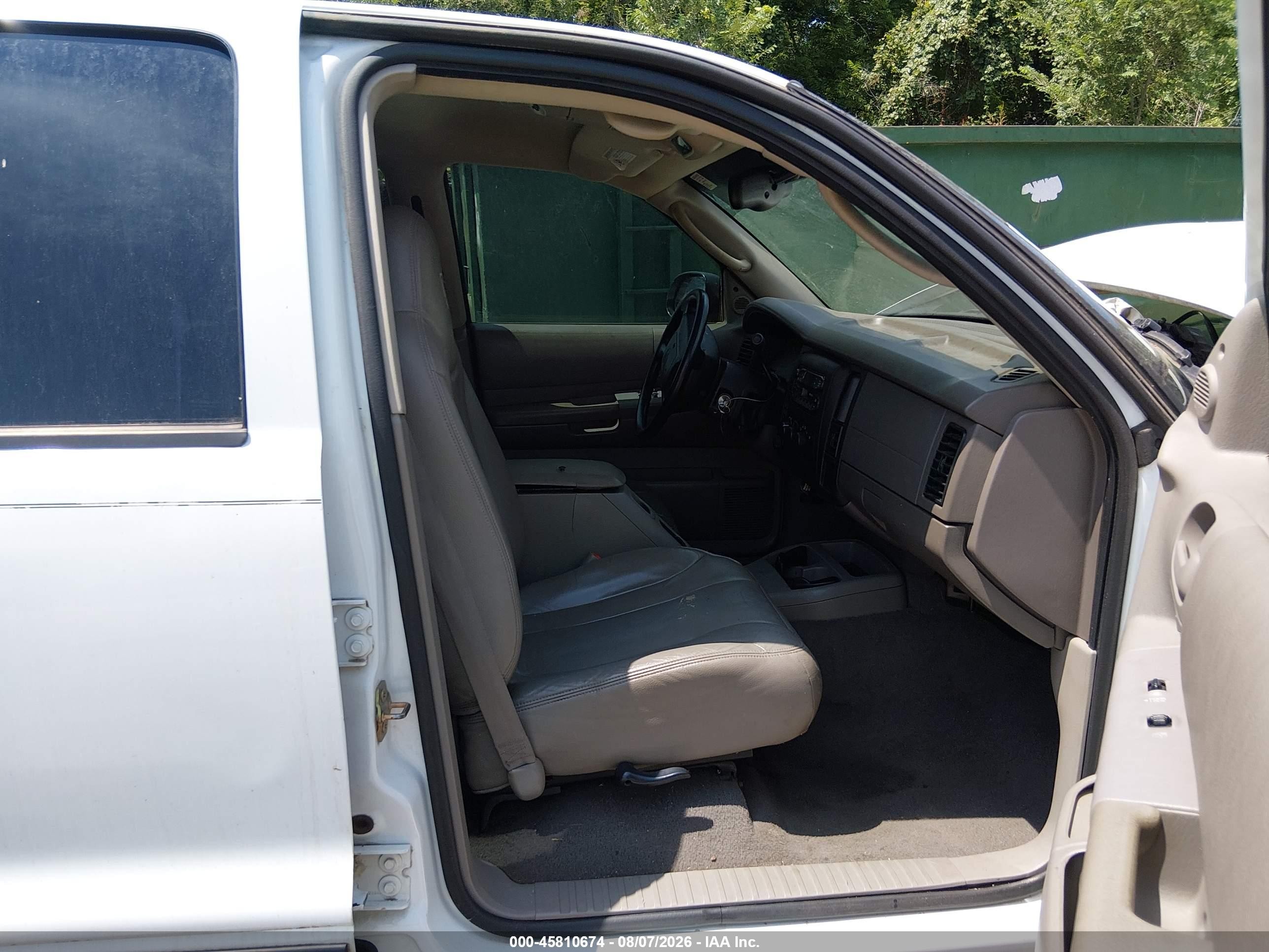 2001 Dodge Dakota Slt/sport Белый vin: 1B7GG2AN91S201935