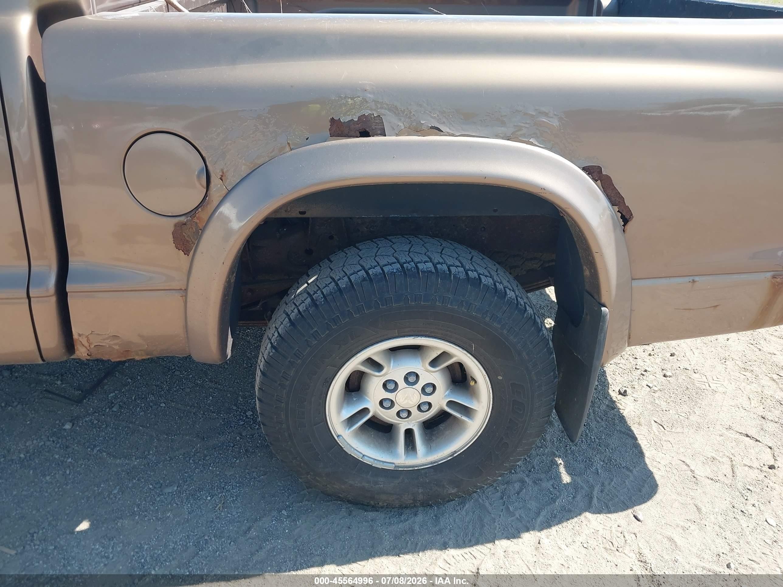 2000 Dodge Dakota Slt/sport Коричневый vin: 1B7GG2AN9YS698141