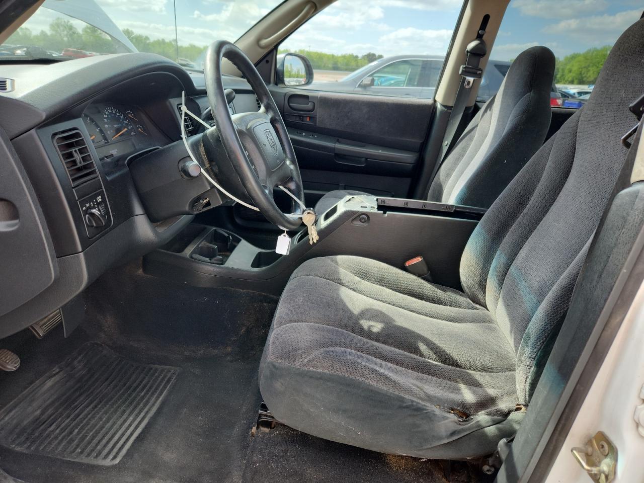 2001 Dodge Dakota Quad White vin: 1B7GG2ANX1S113430