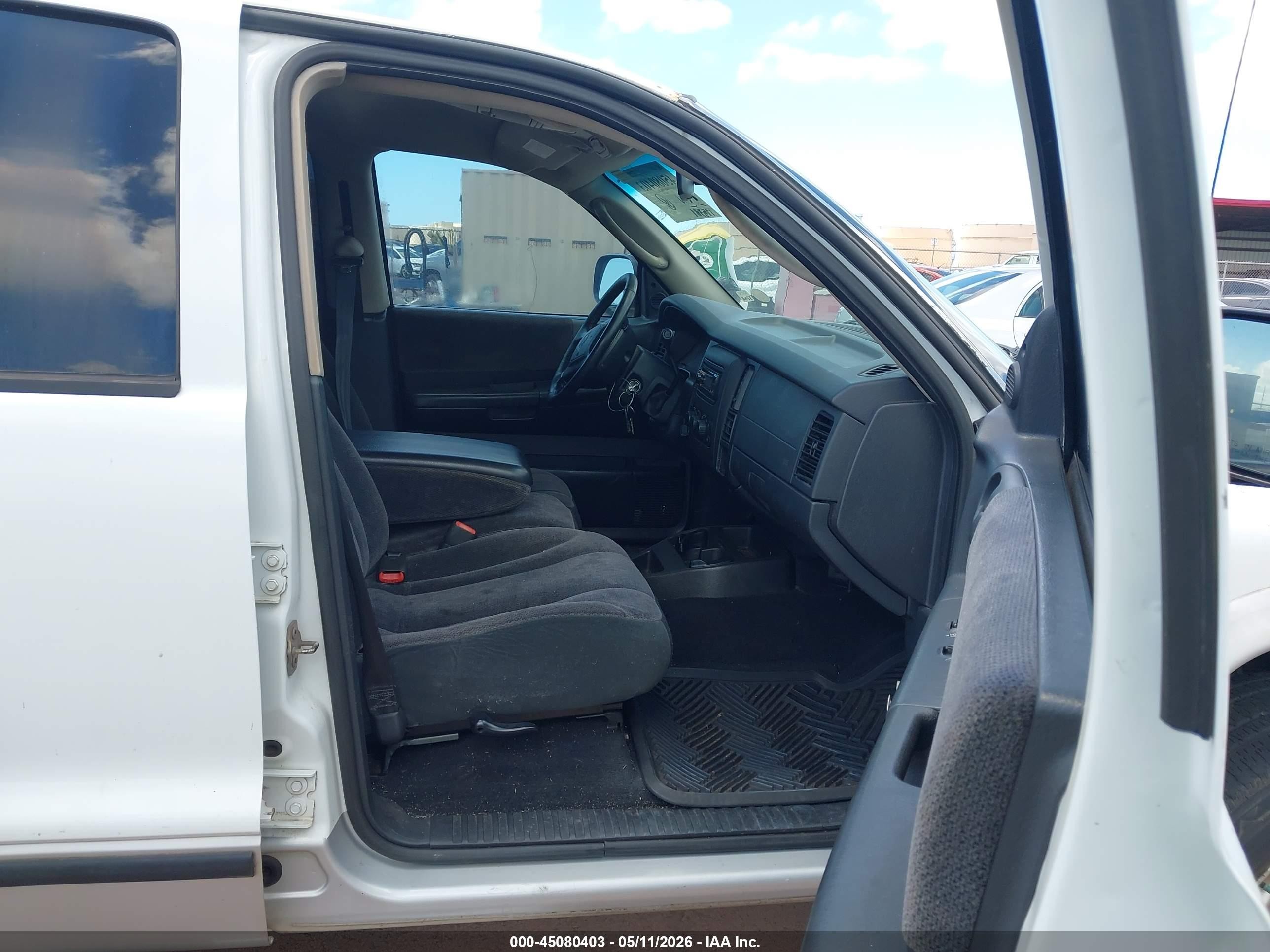 2001 Dodge Dakota Slt/sport White vin: 1B7GG2AX31S202788