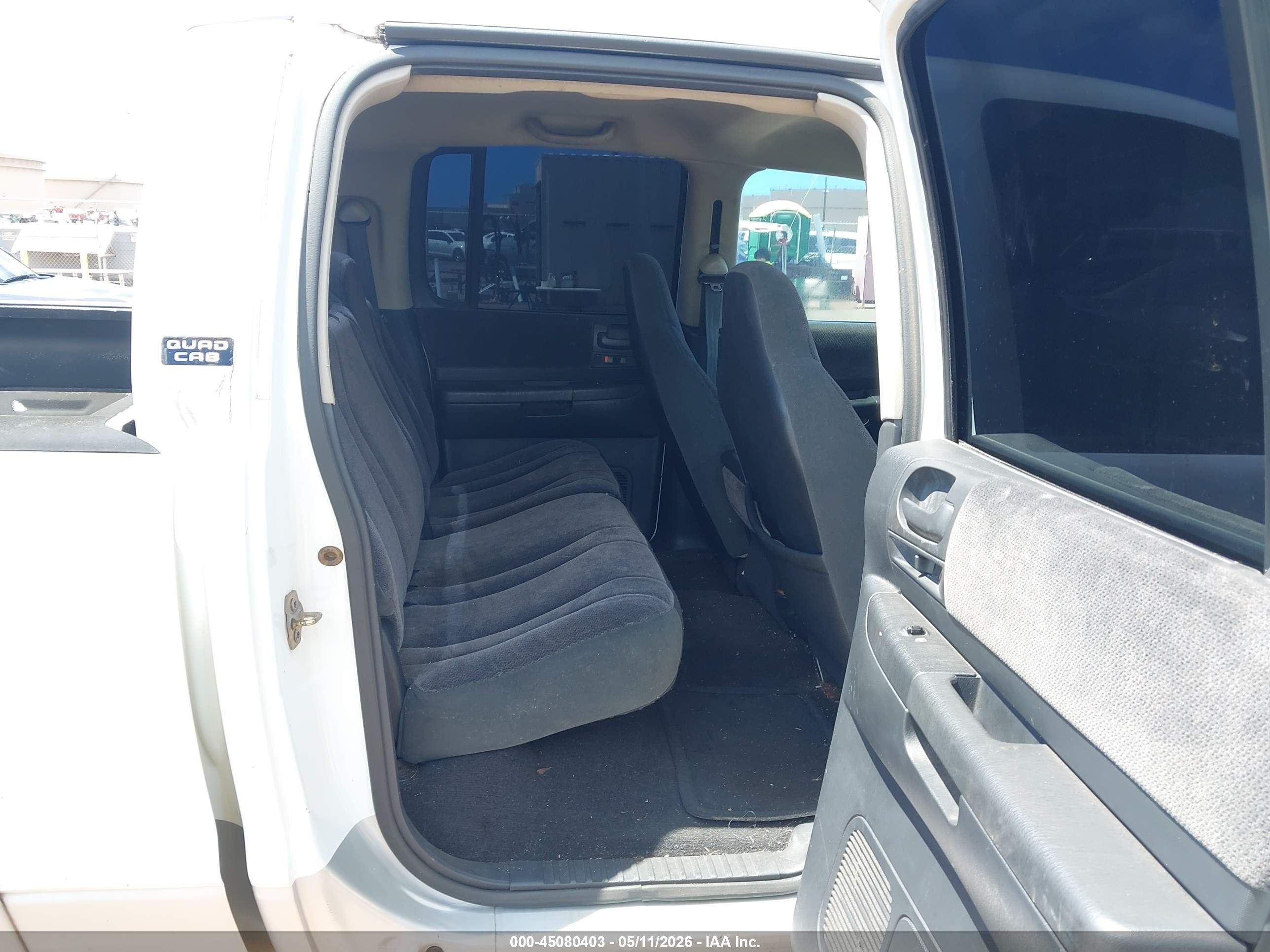 2001 Dodge Dakota Slt/sport White vin: 1B7GG2AX31S202788