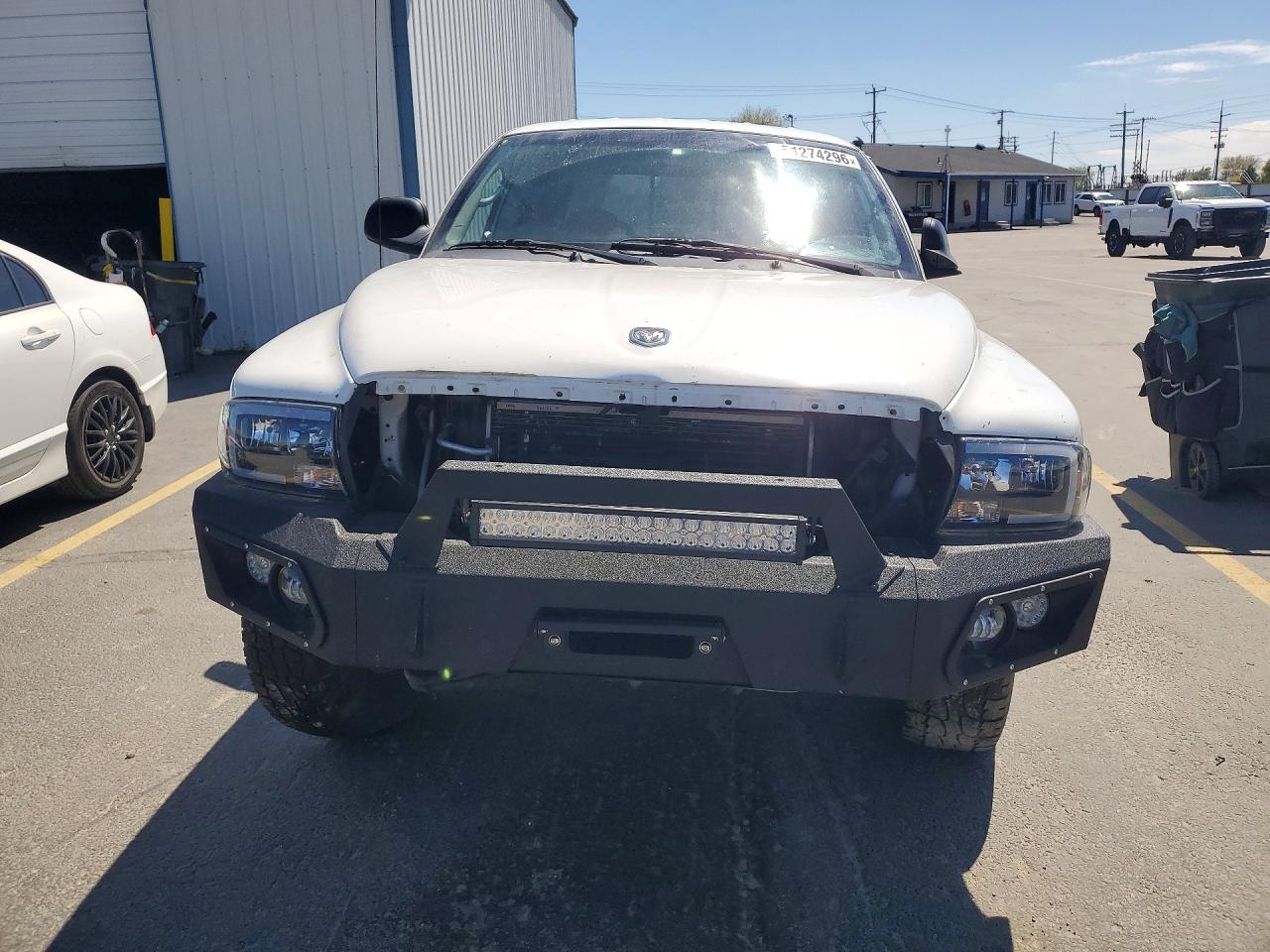 2001 Dodge Dakota Quad White vin: 1B7GG2AX71S163512