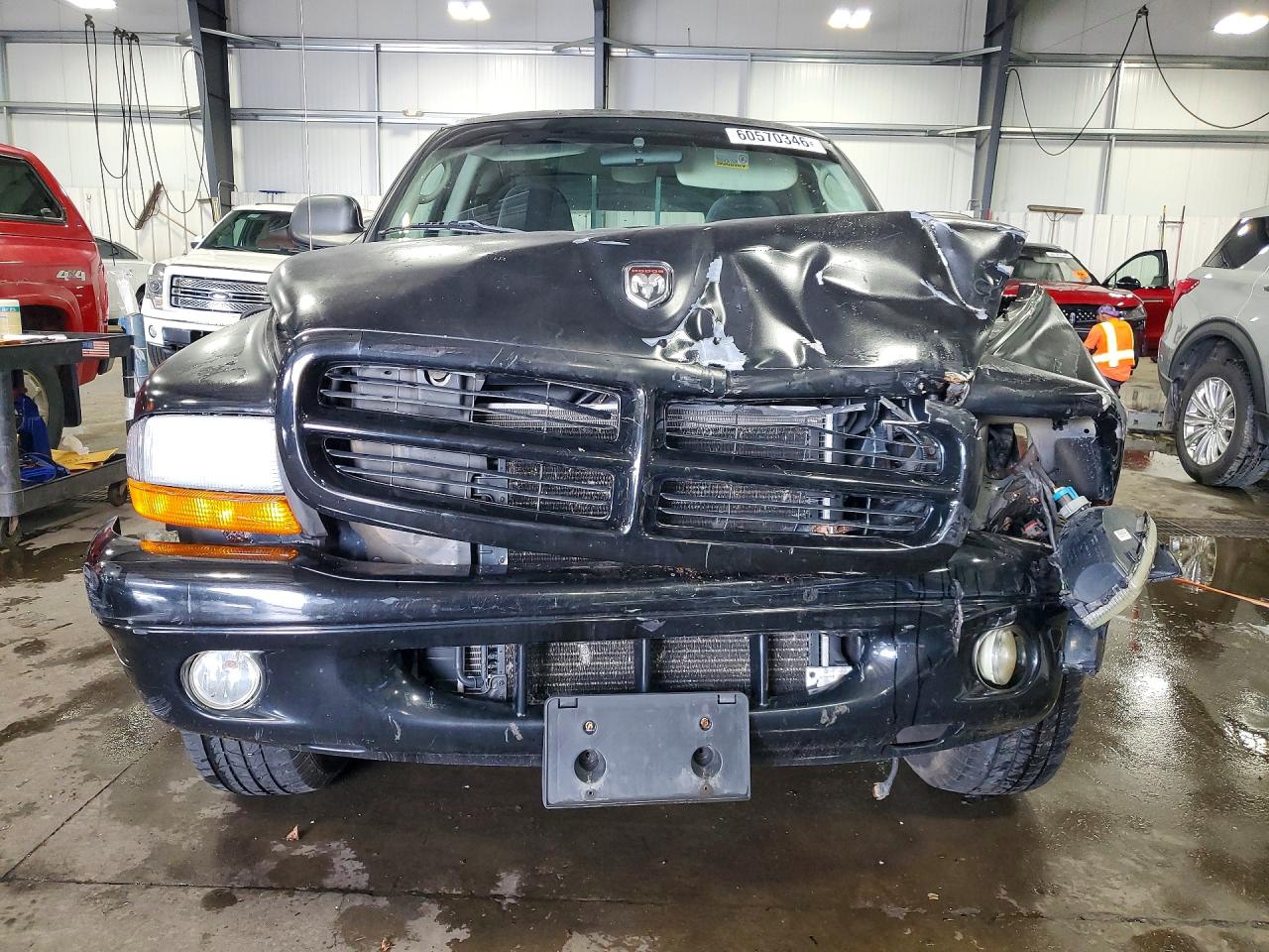 2002 Dodge Dakota Sport Черный vin: 1B7GG32N12S696833