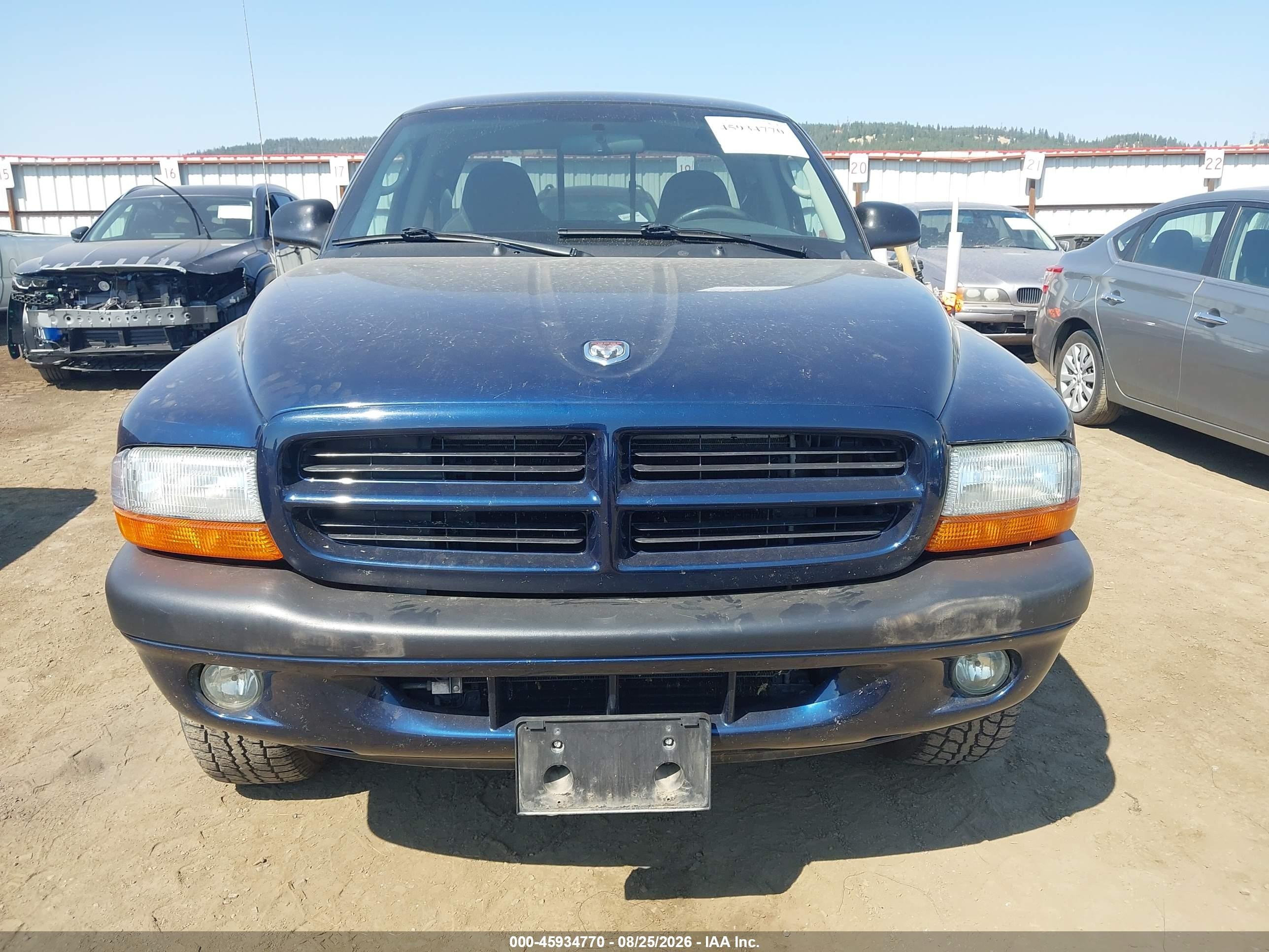 2002 Dodge Dakota Sport Dark Blue vin: 1B7GG32N22S713784