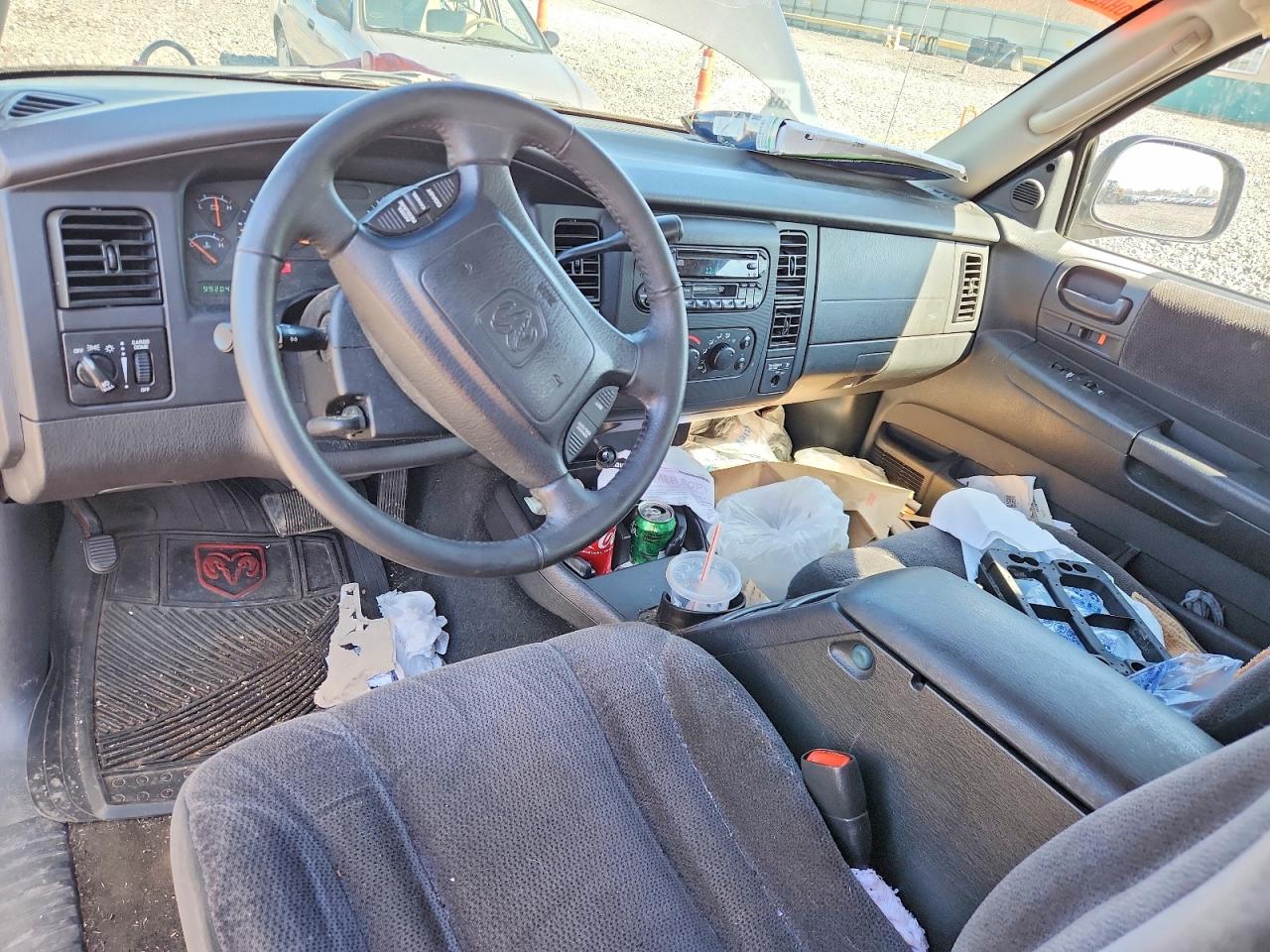 2002 Dodge Dakota Sport Gray vin: 1B7GG32N42S509018