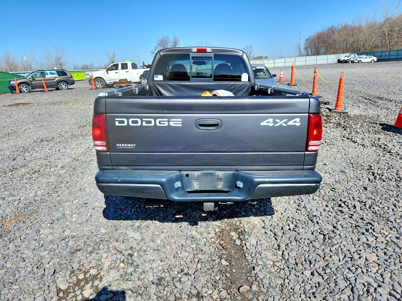 2002 Dodge Dakota Sport Gray vin: 1B7GG32N42S509018