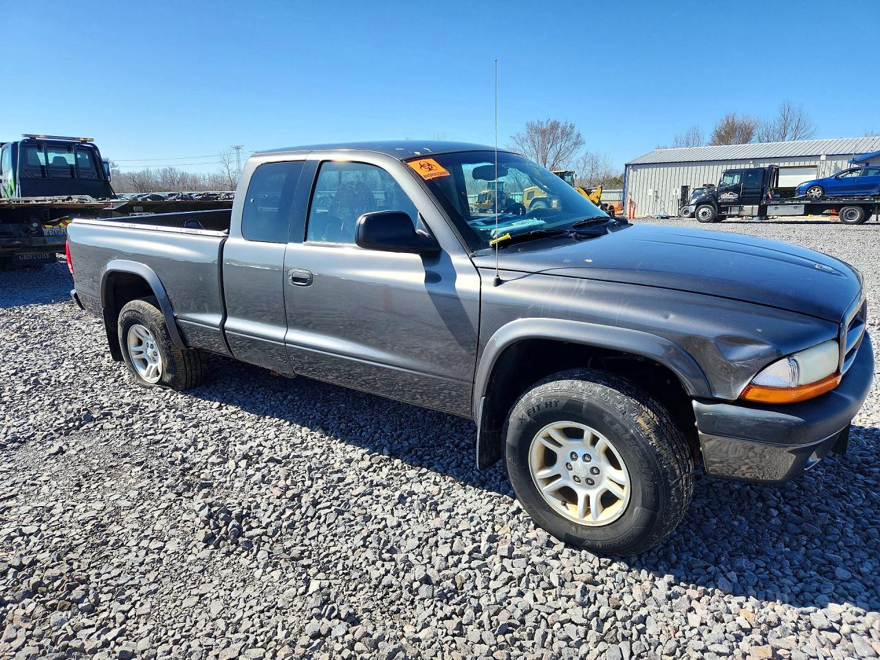2002 Dodge Dakota Sport Gray vin: 1B7GG32N42S509018