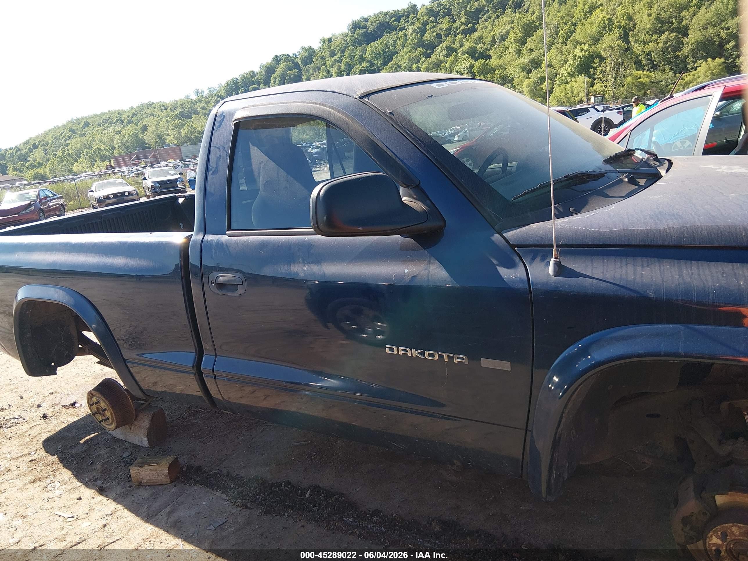2002 Dodge Dakota Slt Blue vin: 1B7GG46N22S677434