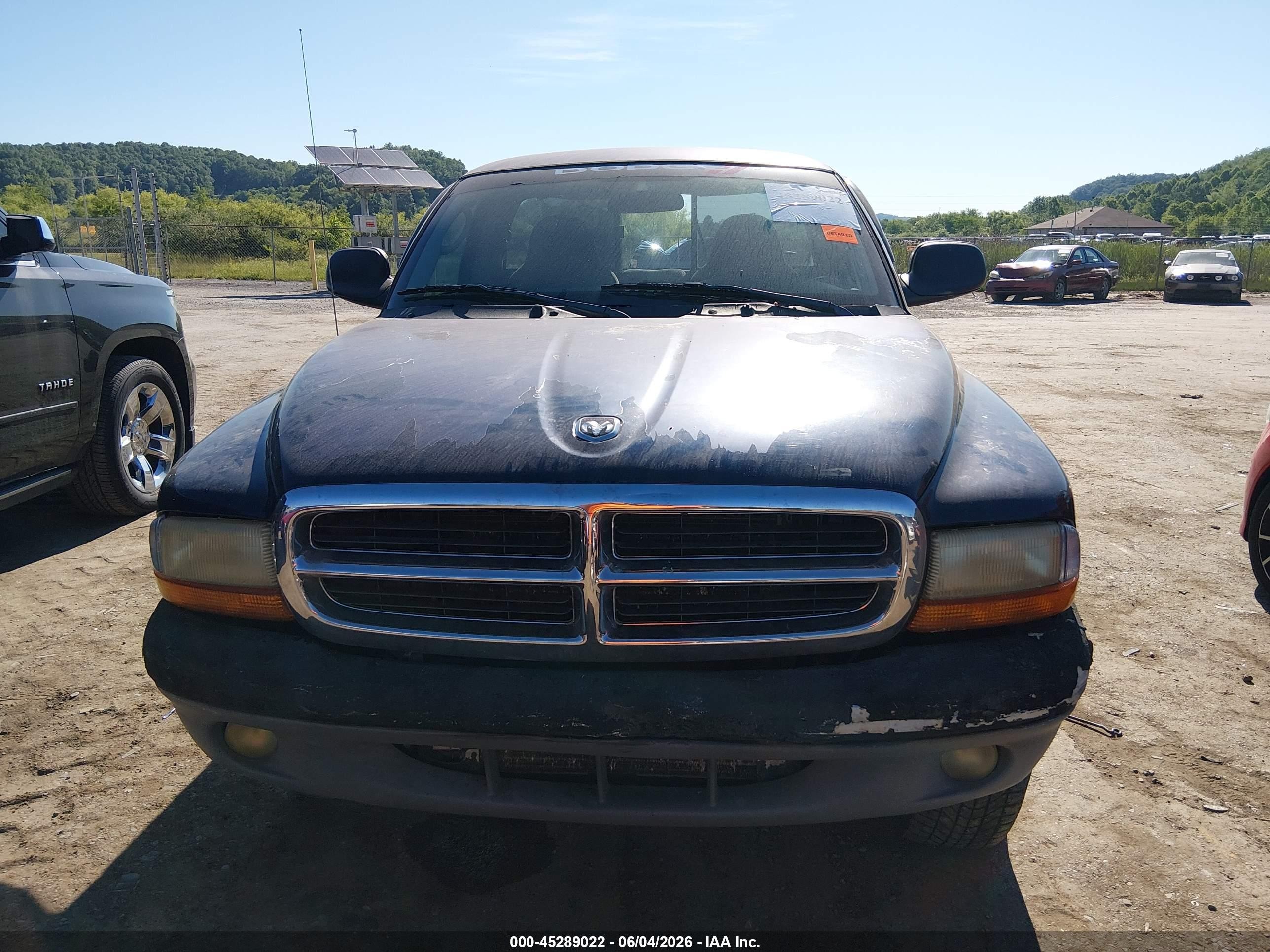 2002 Dodge Dakota Slt Blue vin: 1B7GG46N22S677434