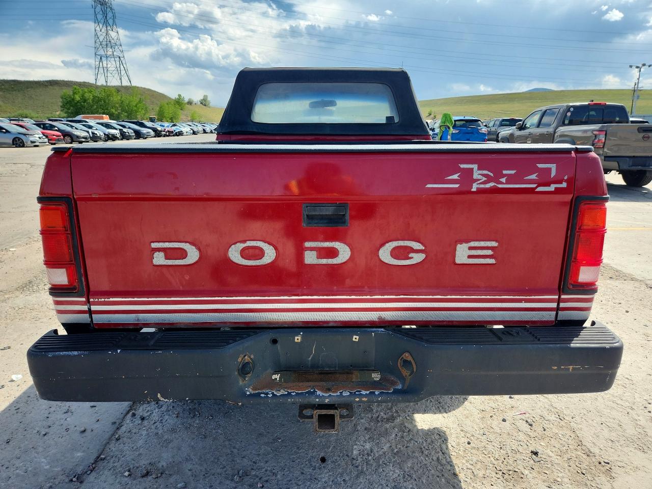 1989 Dodge Dakota Sport Красный vin: 1B7GG69X5KS164669