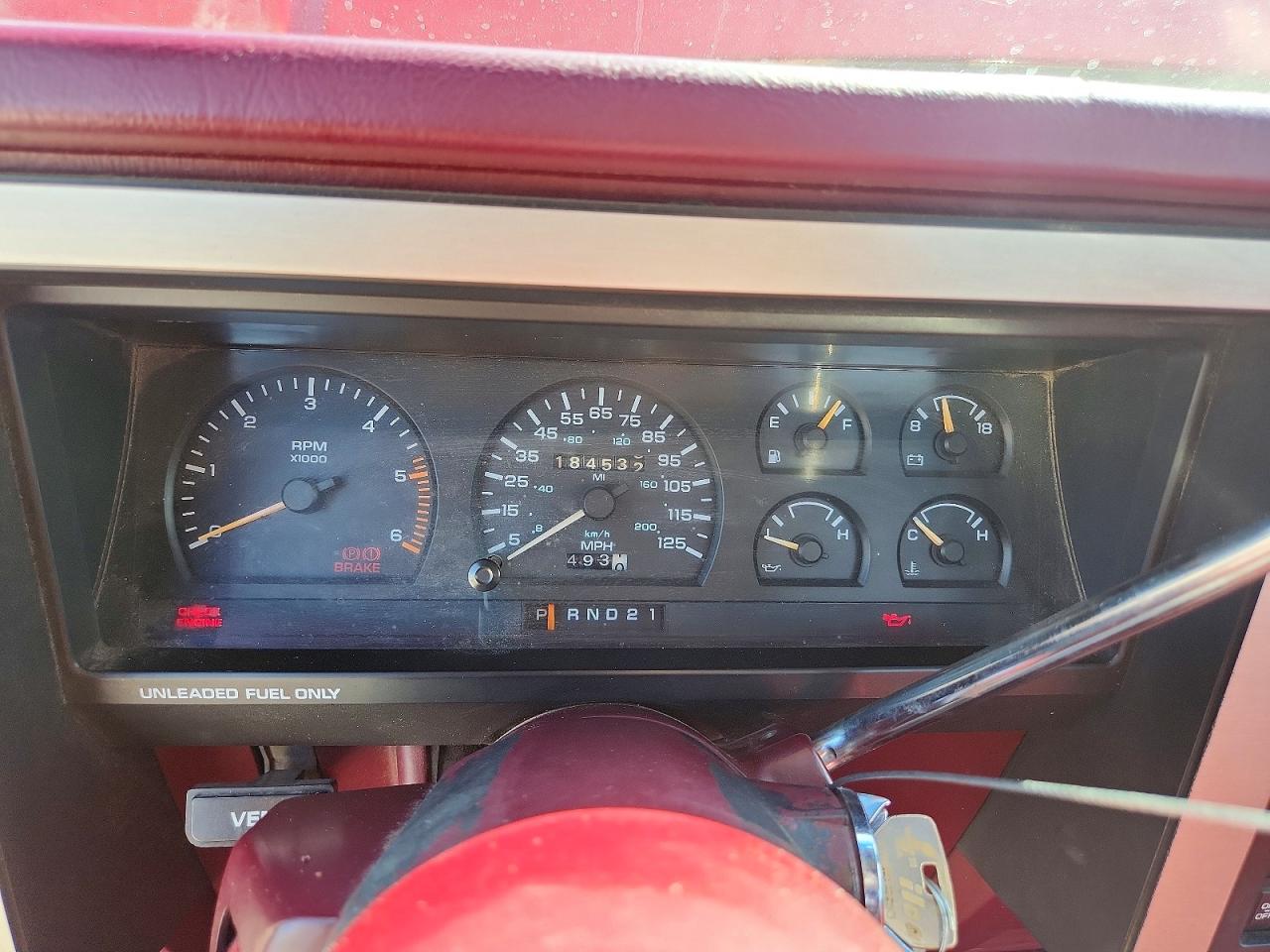 1989 Dodge Dakota Sport Красный vin: 1B7GG69X5KS164669