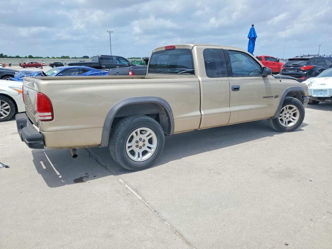 2002 Dodge Dakota Base Gold vin: 1B7GL12X02S718483