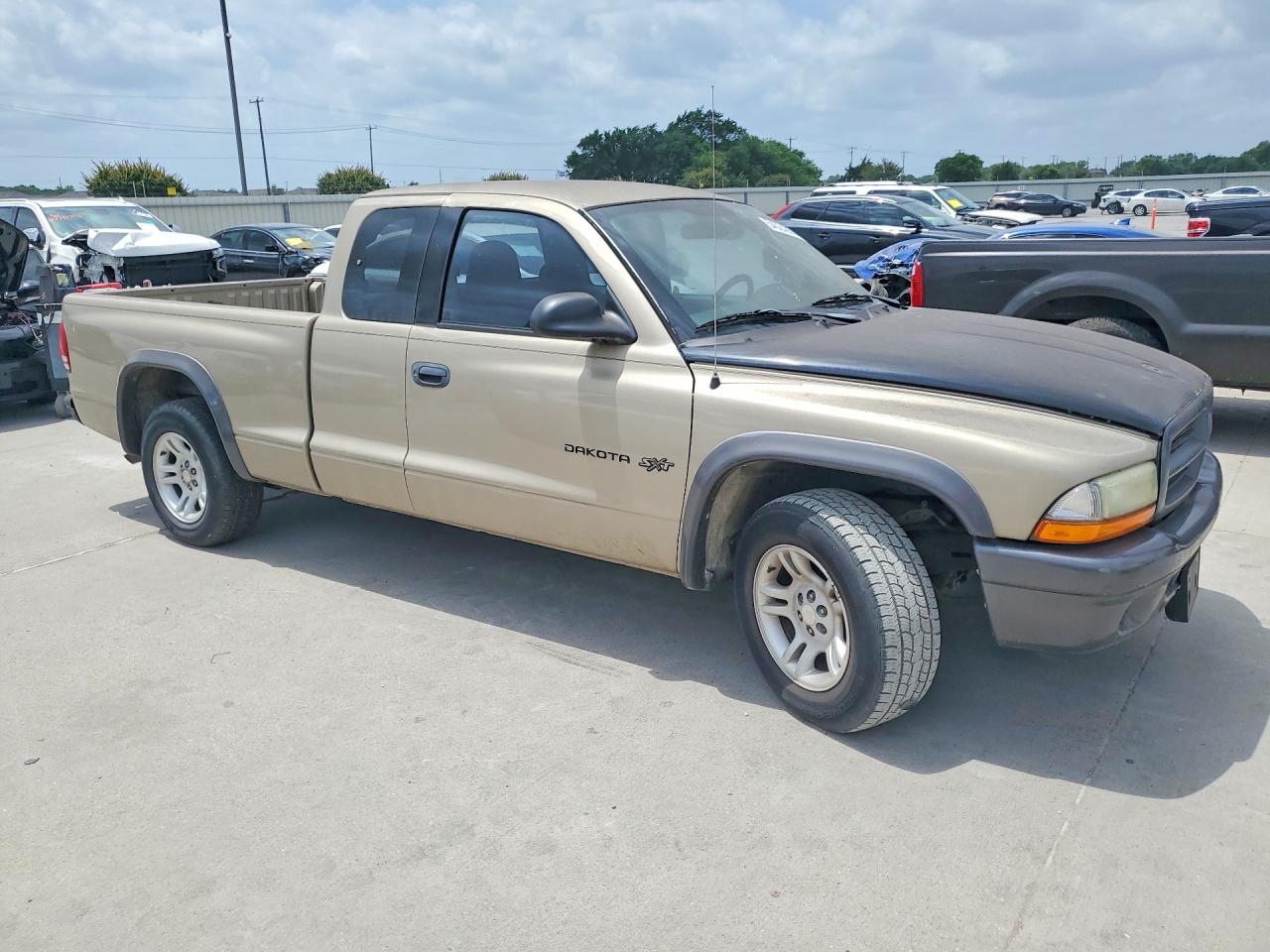 2002 Dodge Dakota Base Gold vin: 1B7GL12X02S718483